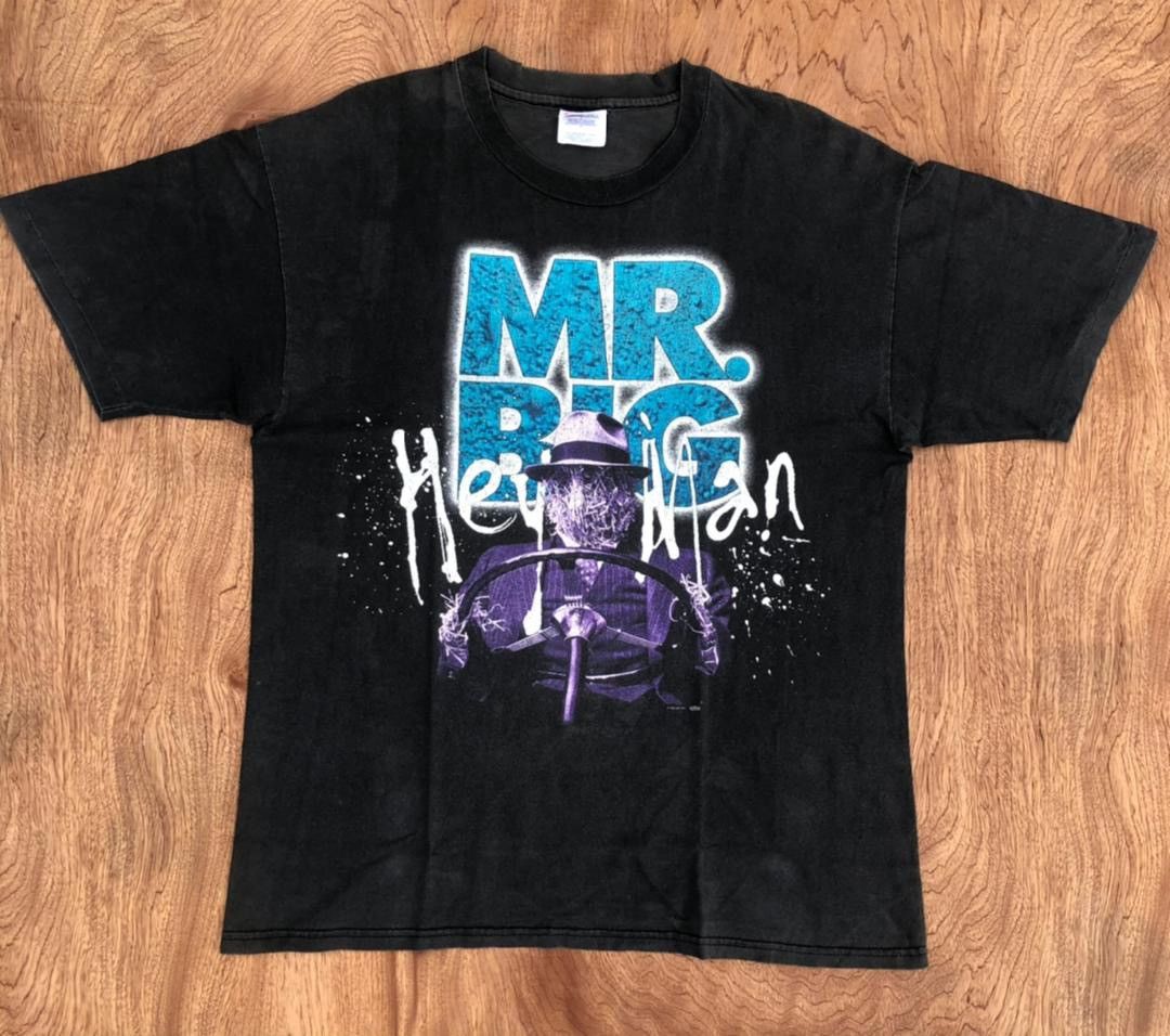 Band Tees × Hanes × Vintage Vintage MR BIG Japan Tour 96 Size US L / EU 52-54 / 3 - 1 Thumbnail