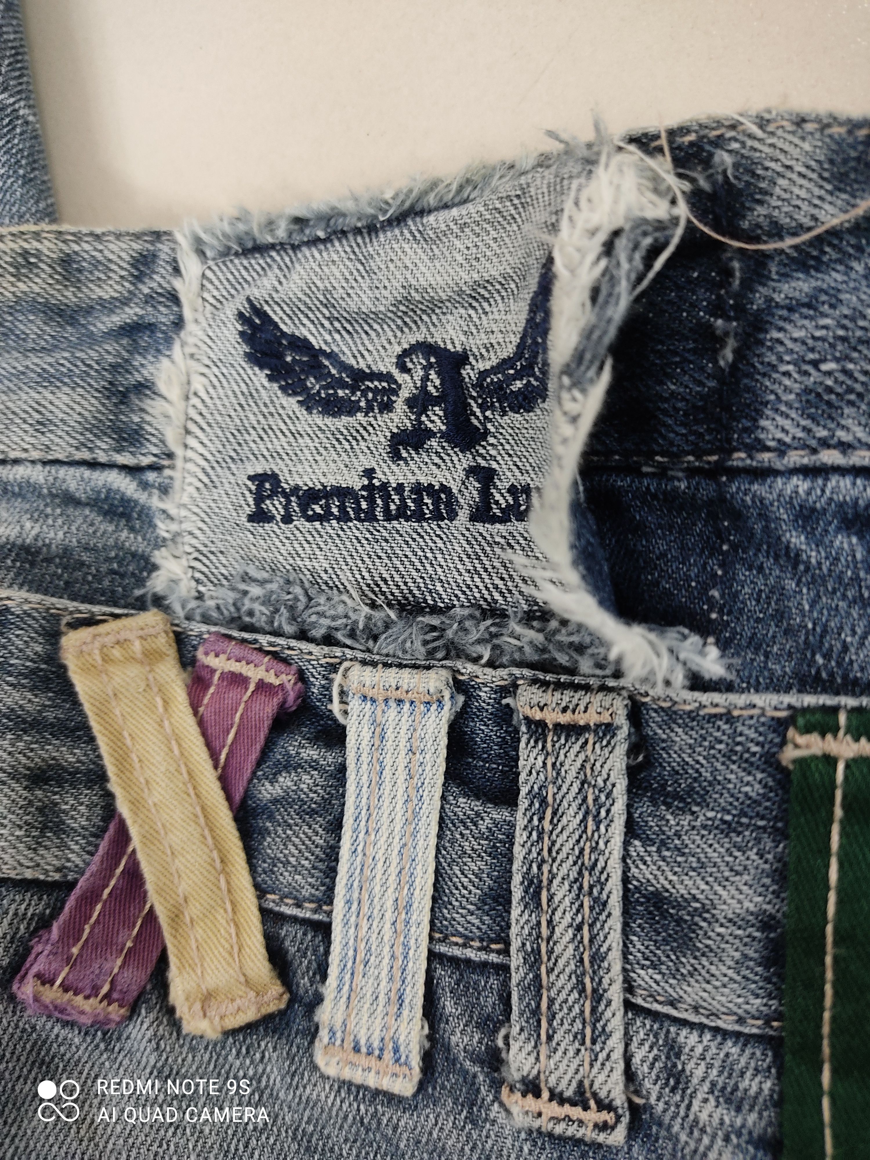 Japanese Brand Antfui Double Waist Multipocket FadedJeans Size US 30 / EU 46 - 13 Thumbnail