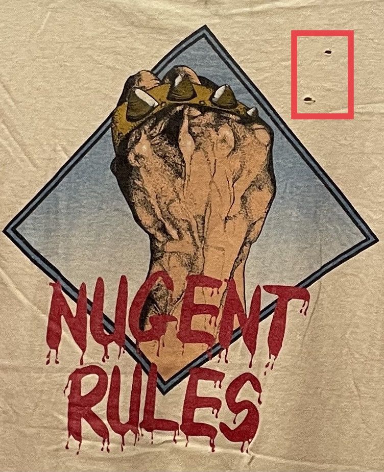Band Tees × Vintage Vintage TED NUGENT Size US L / EU 52-54 / 3 - 4 Thumbnail