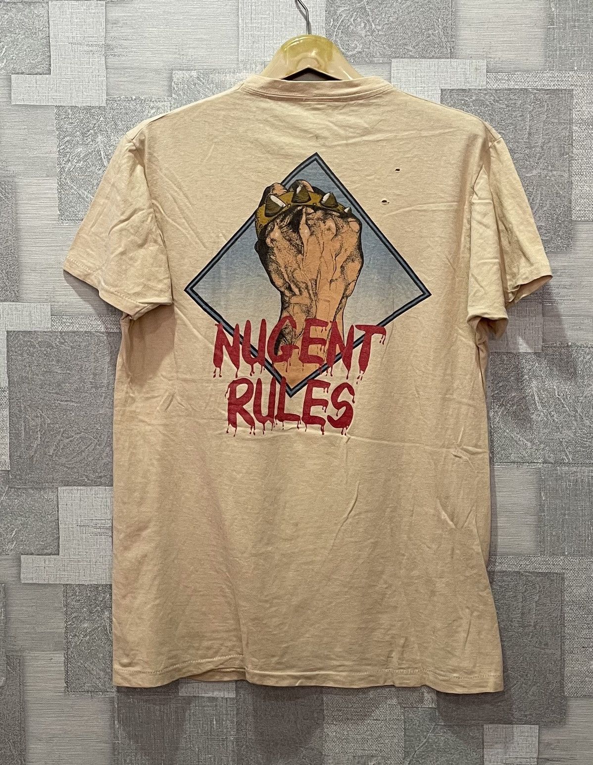 Band Tees × Vintage Vintage TED NUGENT Size US L / EU 52-54 / 3 - 3 Thumbnail