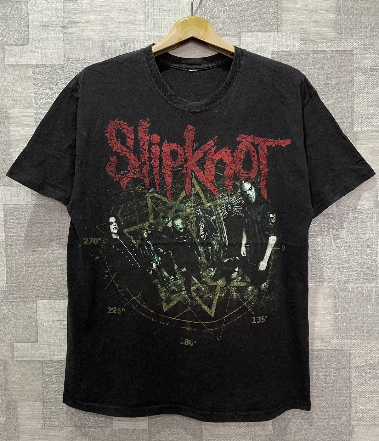 image of Band Tees x Rock Tees Vintage Slipknot in Black, Men's (Size Large)