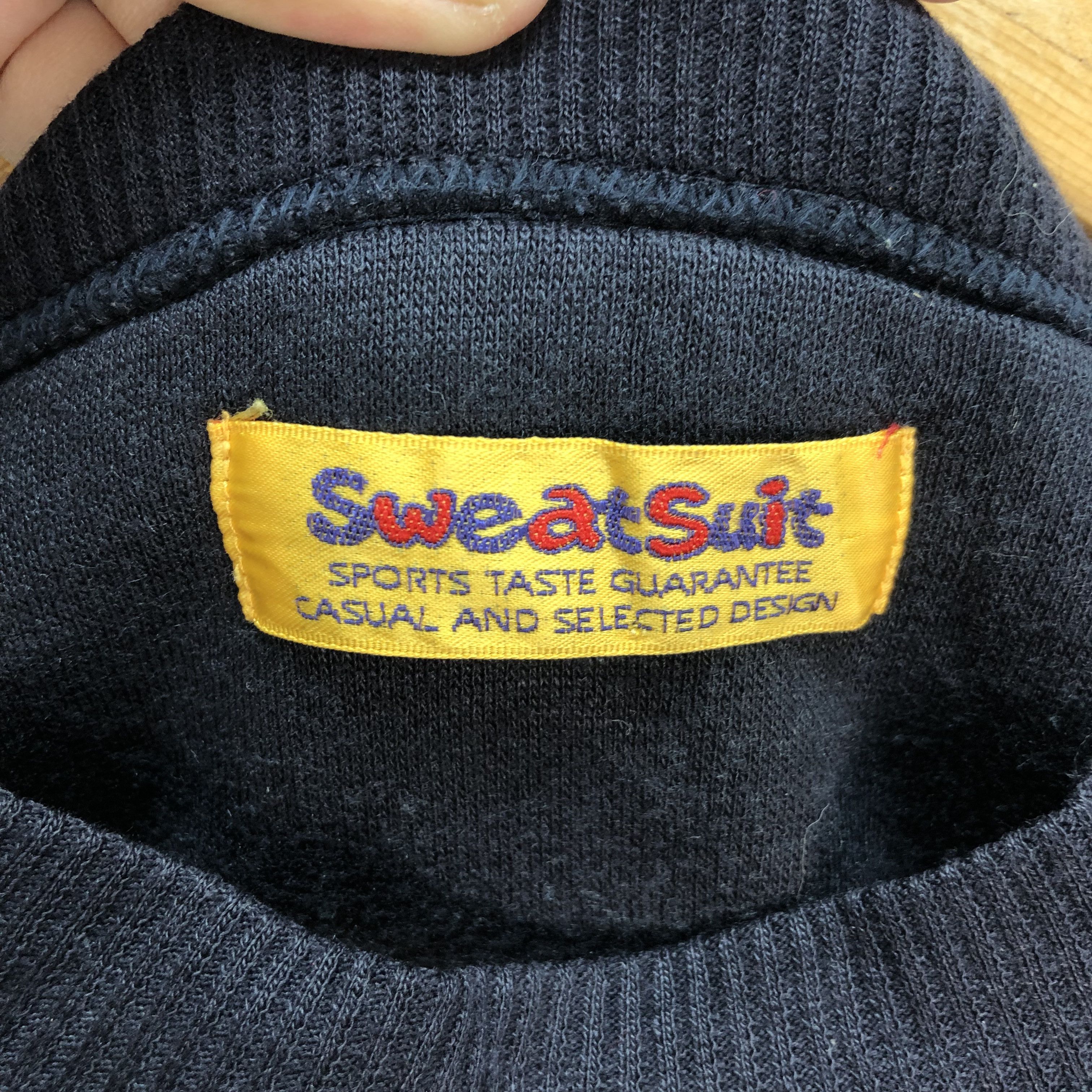 Japanese Brand GREEDY BEAR EMBROIDERY BIG LOGO SWEATSHIRTS #6465-68 Size US M / EU 48-50 / 2 - 8 Thumbnail