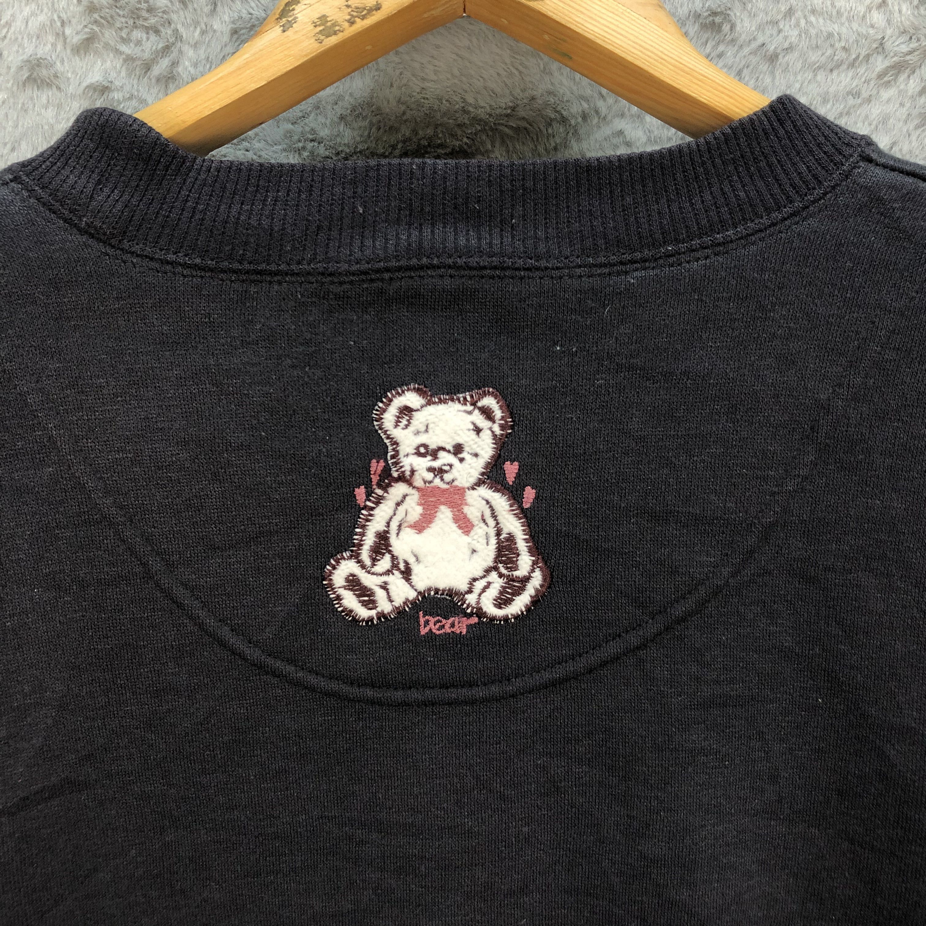 Japanese Brand GREEDY BEAR EMBROIDERY BIG LOGO SWEATSHIRTS #6465-68 Size US M / EU 48-50 / 2 - 12 Thumbnail