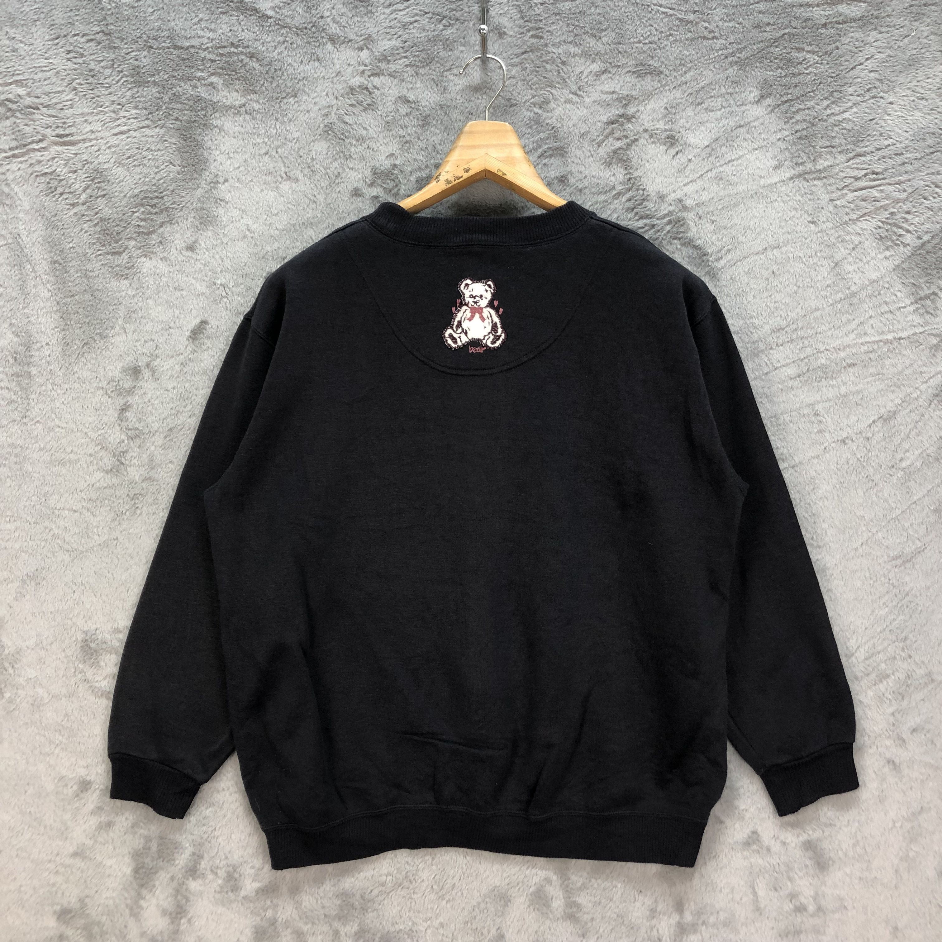 Japanese Brand GREEDY BEAR EMBROIDERY BIG LOGO SWEATSHIRTS #6465-68 Size US M / EU 48-50 / 2 - 11 Thumbnail