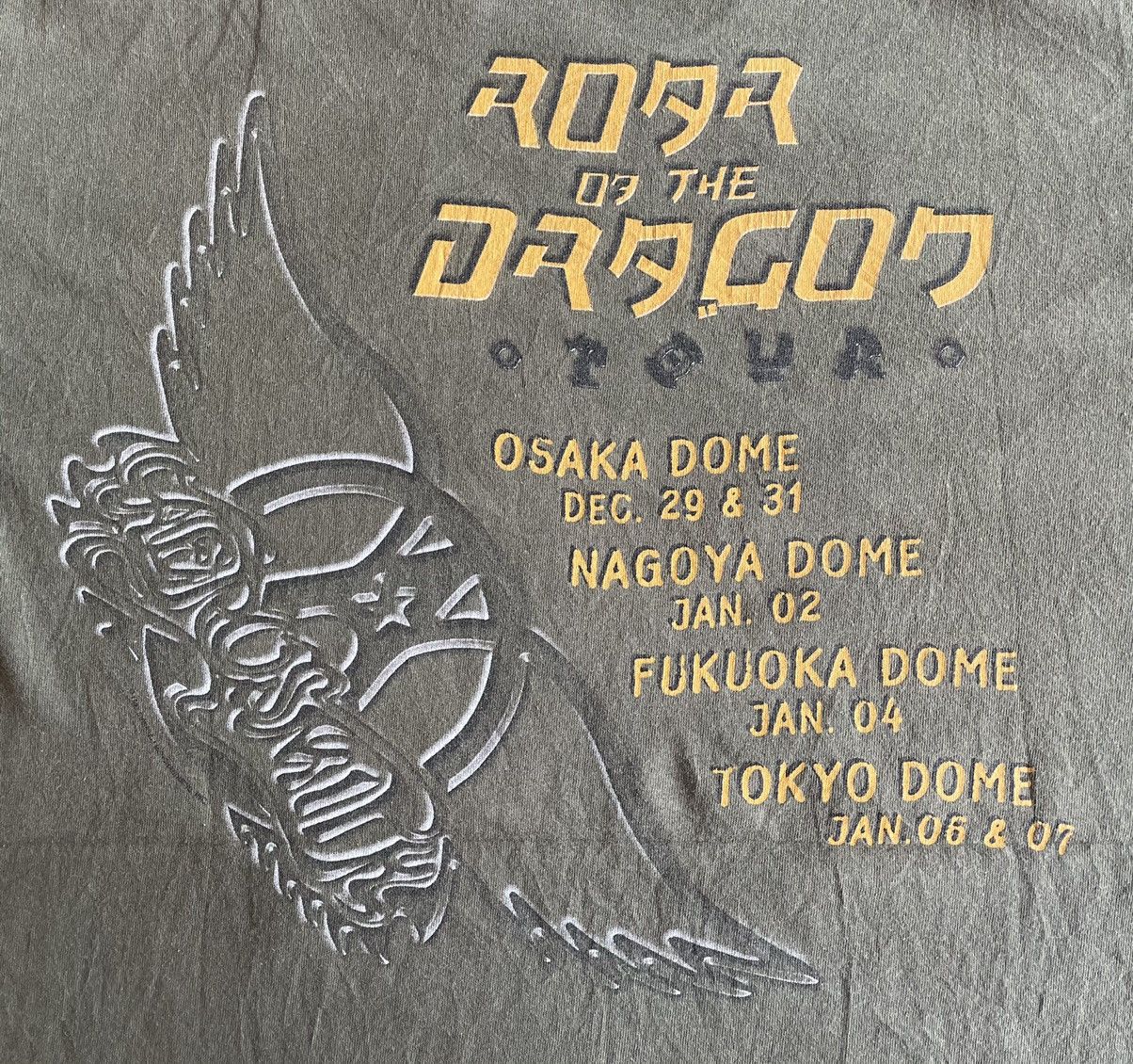 Aerosmith × Band Tees × Vintage Vintage AEROSMITH JAPAN TOUR ROAR OF THE DRAGON Size US L / EU 52-54 / 3 - 5 Thumbnail
