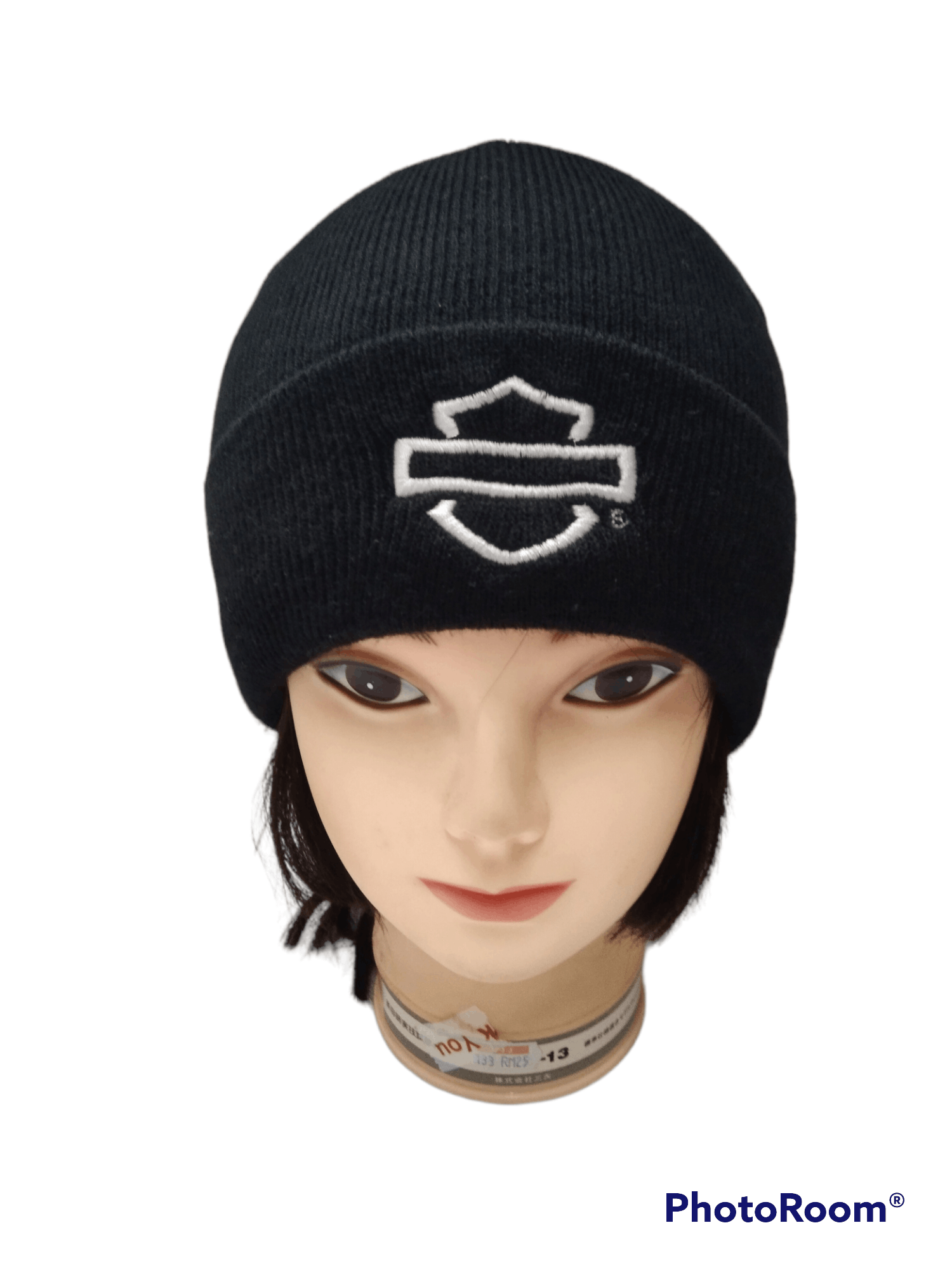 Harley Davidson HARLEY-DAVIDSON BLACK BEANIE HAT Size ONE SIZE - 2 Thumbnail