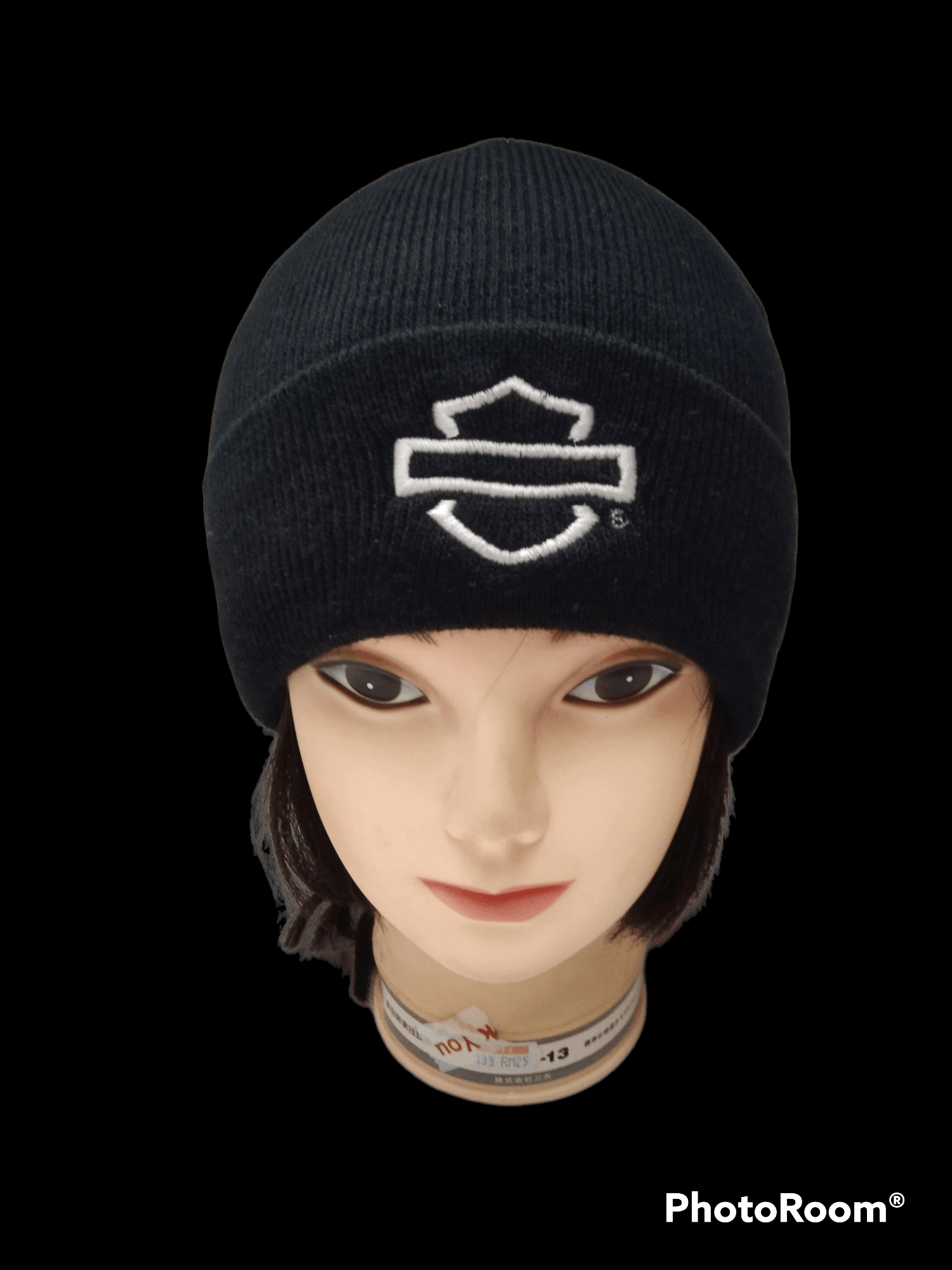 Harley Davidson HARLEY-DAVIDSON BLACK BEANIE HAT Size ONE SIZE - 1 Thumbnail