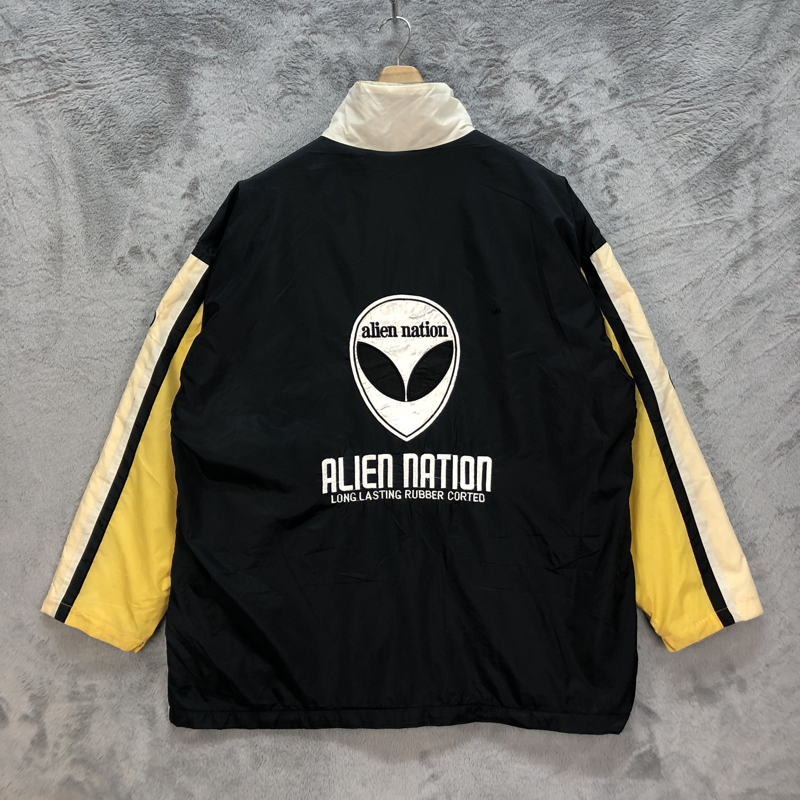 Alien Workshop Vintage 90s Trashed Alien Nation Big Logo Jacket #6457-68 Size US XL / EU 56 / 4 - 18 Thumbnail