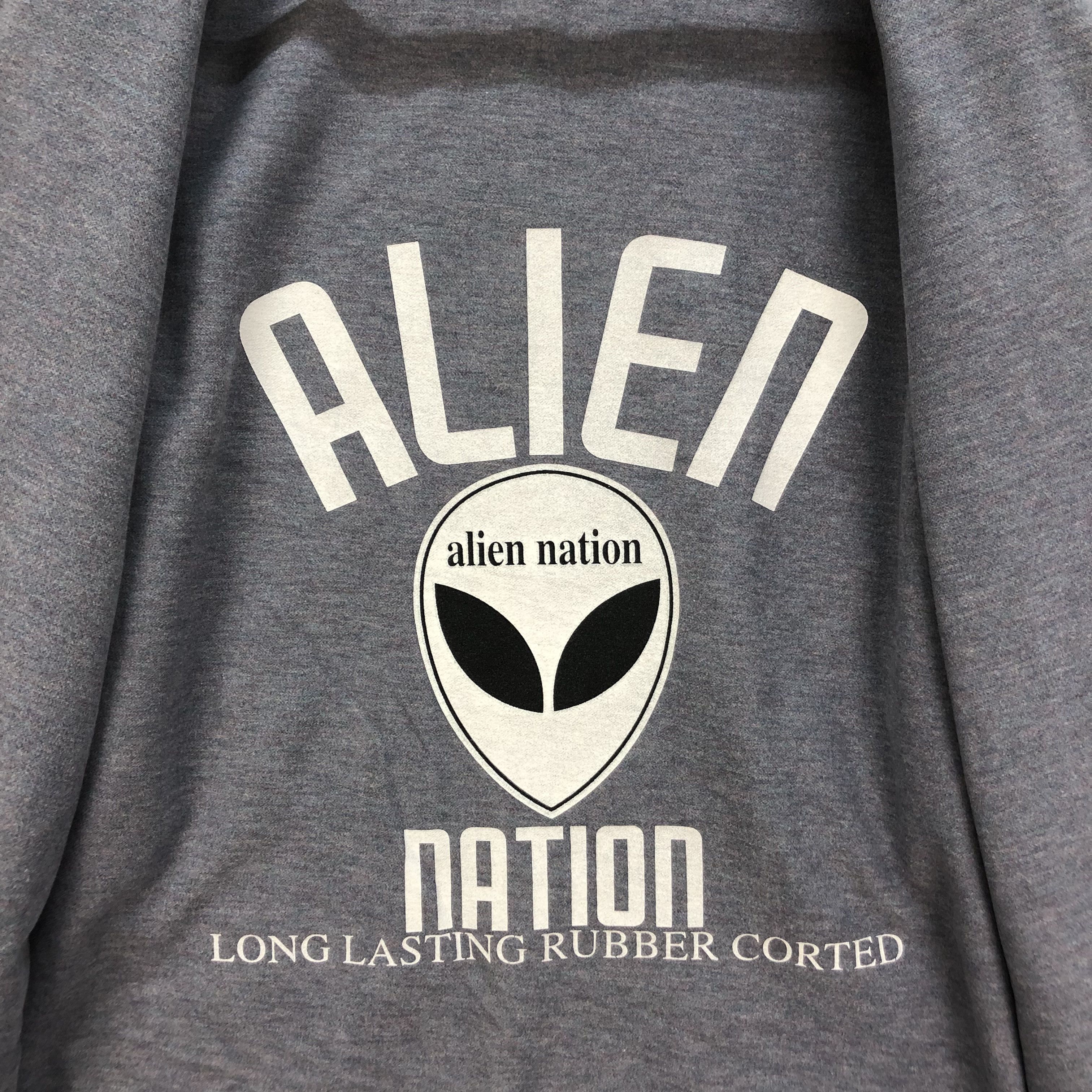Alien Workshop Vintage 90s Trashed Alien Nation Big Logo Jacket #6457-68 Size US XL / EU 56 / 4 - 13 Thumbnail