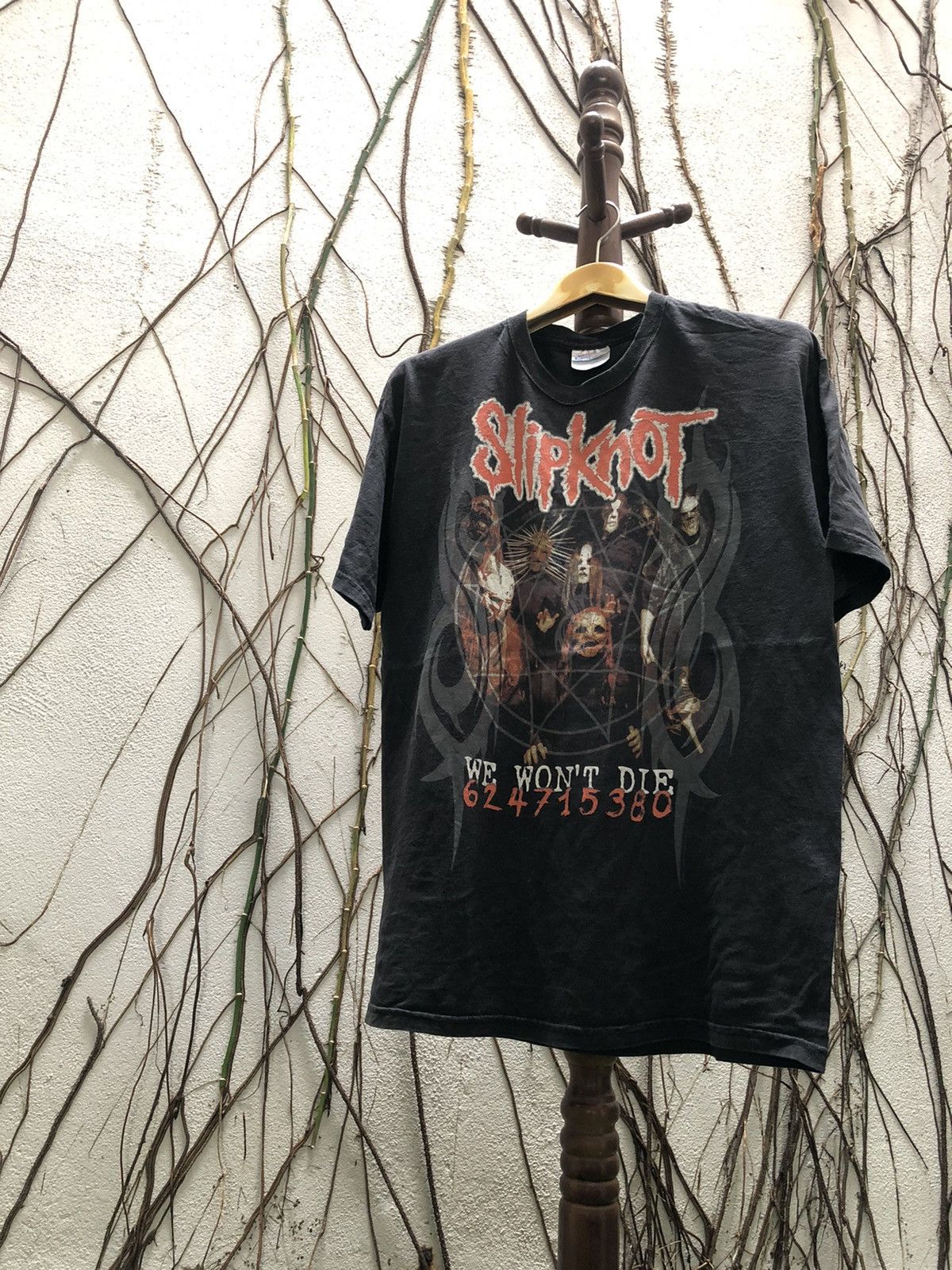 Band Tees × Vintage SLIPKNOT Size US L / EU 52-54 / 3 - 1 Thumbnail