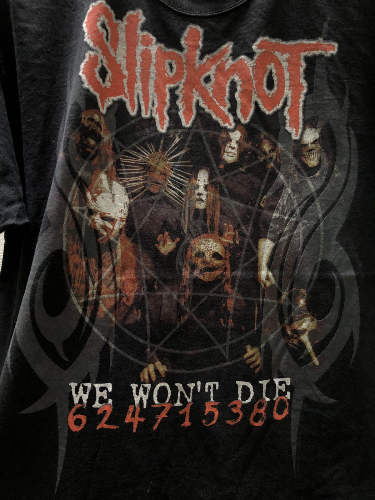 Band Tees × Vintage SLIPKNOT Size US L / EU 52-54 / 3 - 3 Thumbnail