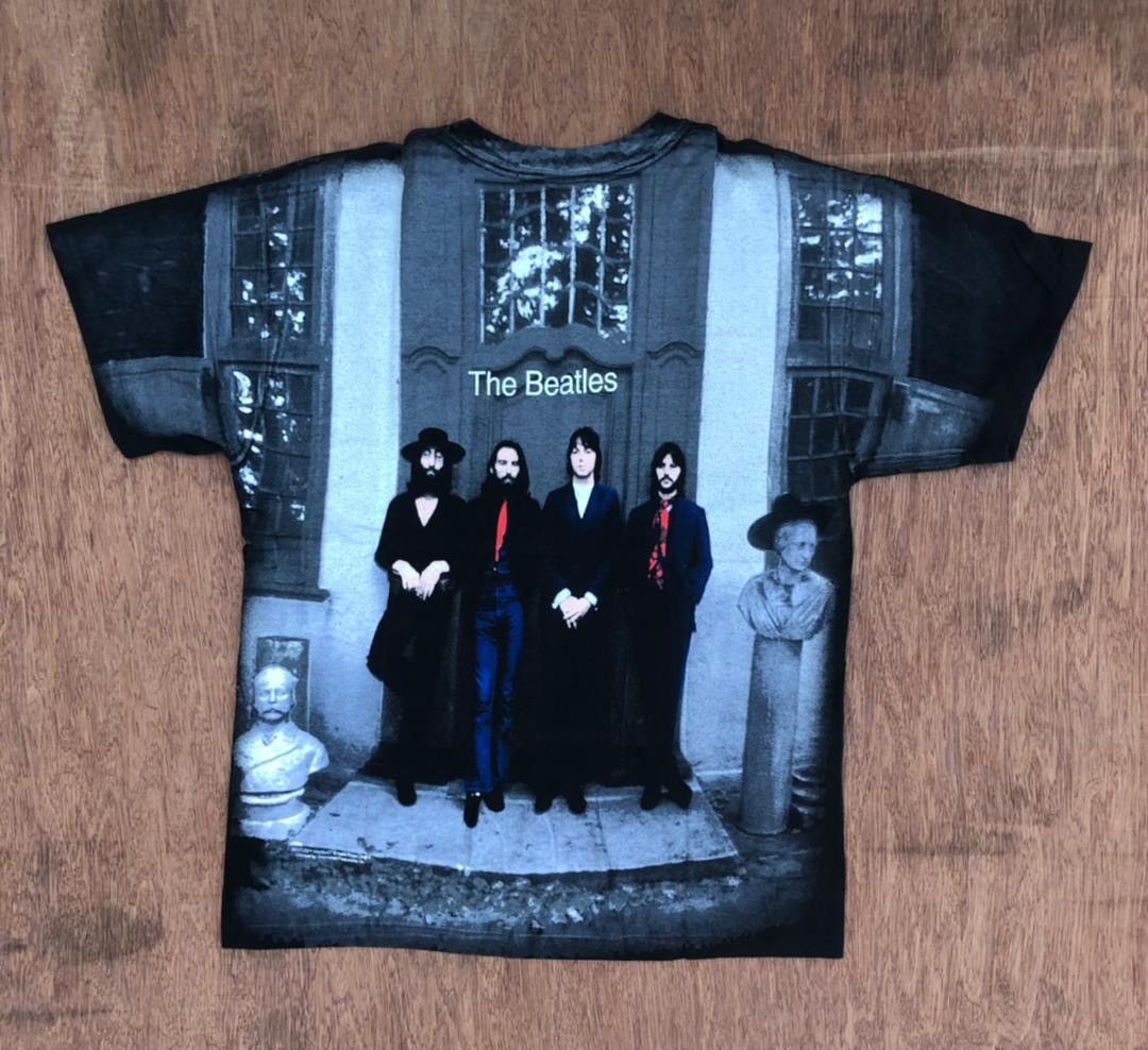 Band Tees × Vintage Vintage THE BEATLES full print tee Size US L / EU 52-54 / 3 - 4 Thumbnail