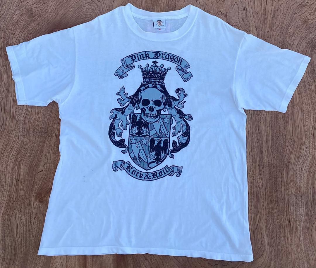 Anvil × Vintage vintage tee B4 Heaven Under Ground Pink Dragon Size US M / EU 48-50 / 2 - 1 Thumbnail