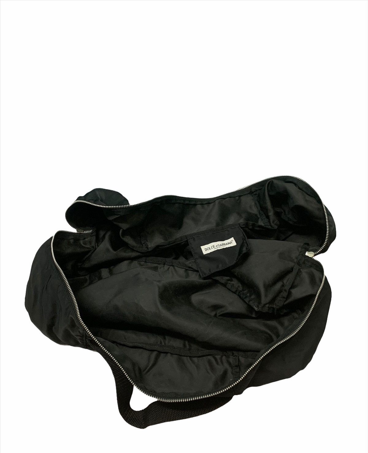 Dolce & Gabbana 🏖 Dolce & Gabbana Black Nylon SpellOut Logo Backpack Size ONE SIZE - 6 Thumbnail