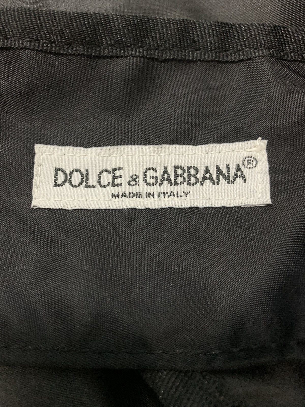 Dolce & Gabbana 🏖 Dolce & Gabbana Black Nylon SpellOut Logo Backpack Size ONE SIZE - 7 Thumbnail