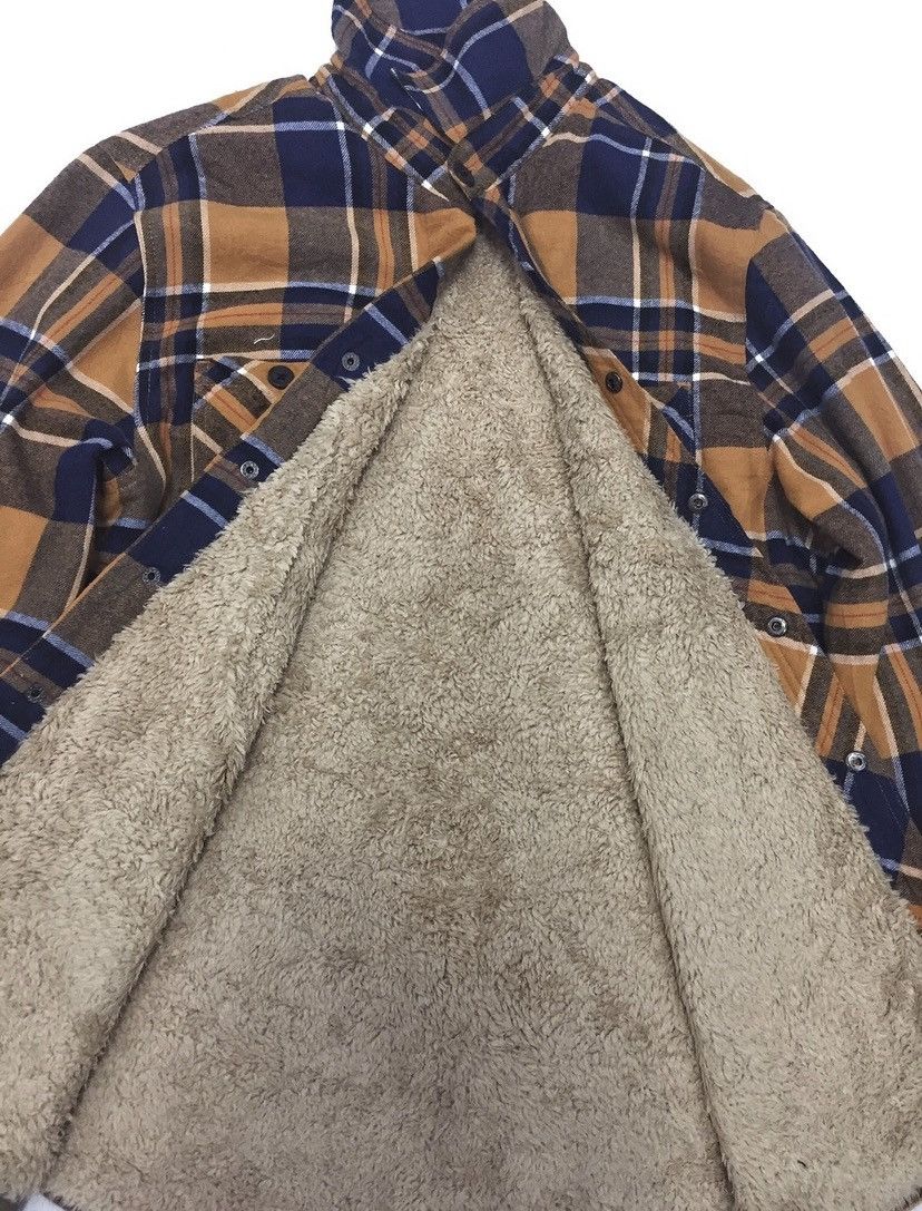 Flannel × Japanese Brand × Vintage Flanel Sherpa Shirt Field Eye Style and Crafted By Original Size US L / EU 52-54 / 3 - 5 Thumbnail