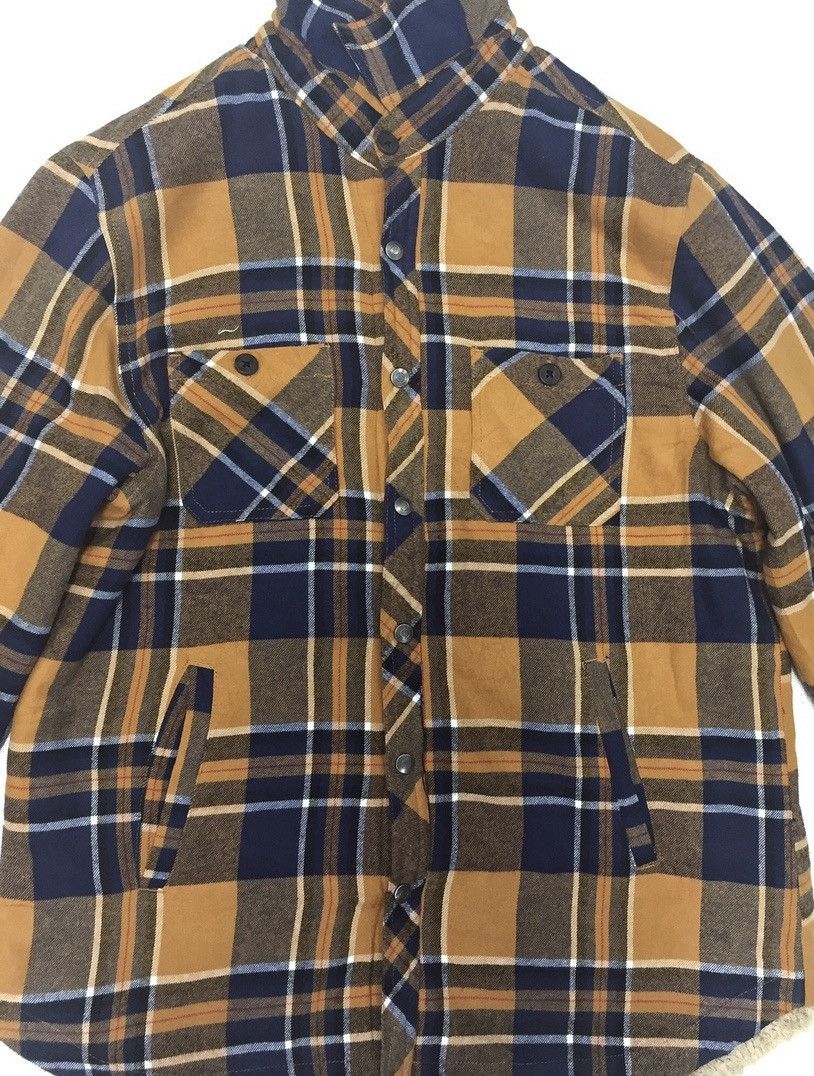 Flannel × Japanese Brand × Vintage Flanel Sherpa Shirt Field Eye Style and Crafted By Original Size US L / EU 52-54 / 3 - 9 Thumbnail