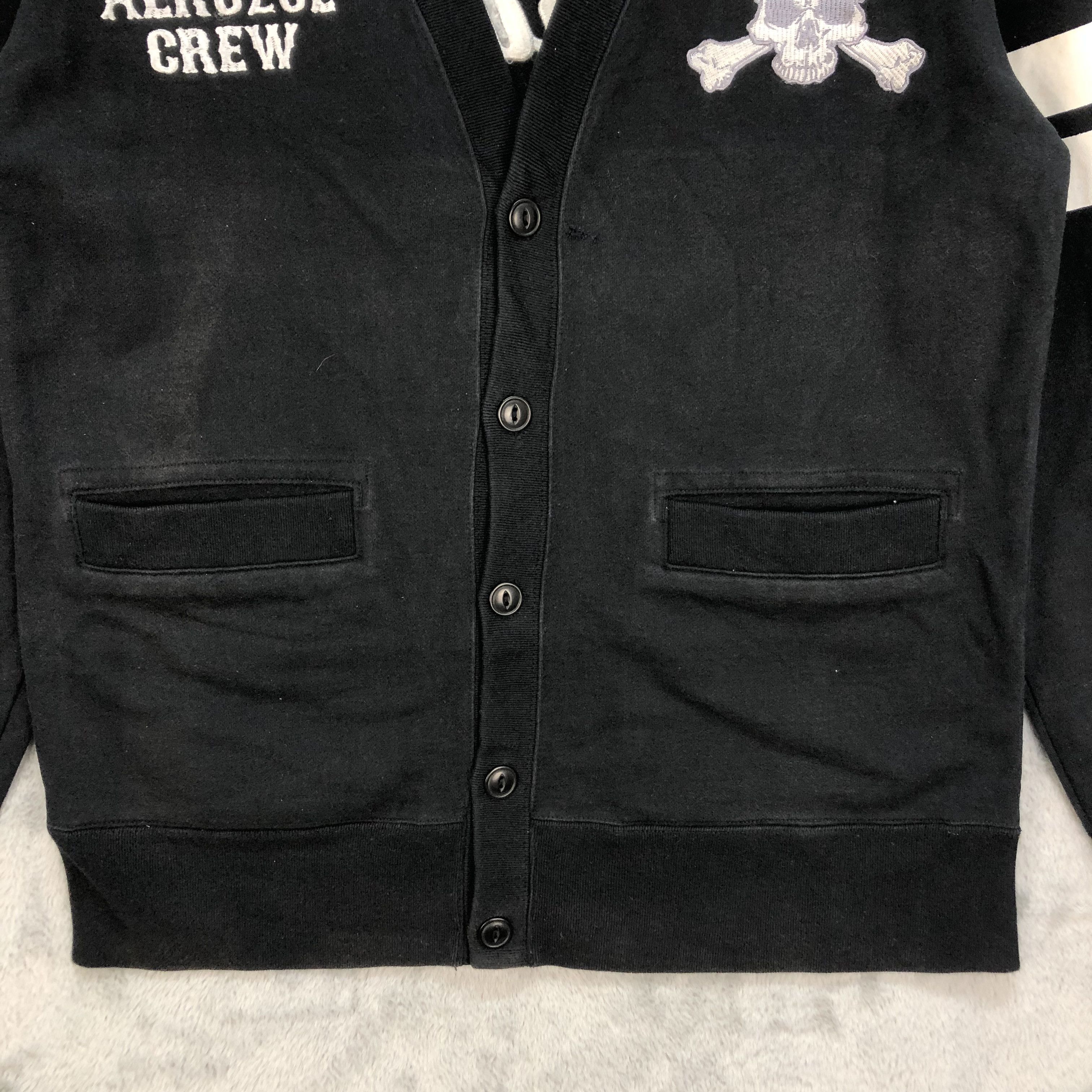 Japanese Brand ACC ASIAN CAN CONTROLERZ EMBROIDERY LOGO CARDIGAN #6467-68 Size US XL / EU 56 / 4 - 5 Thumbnail