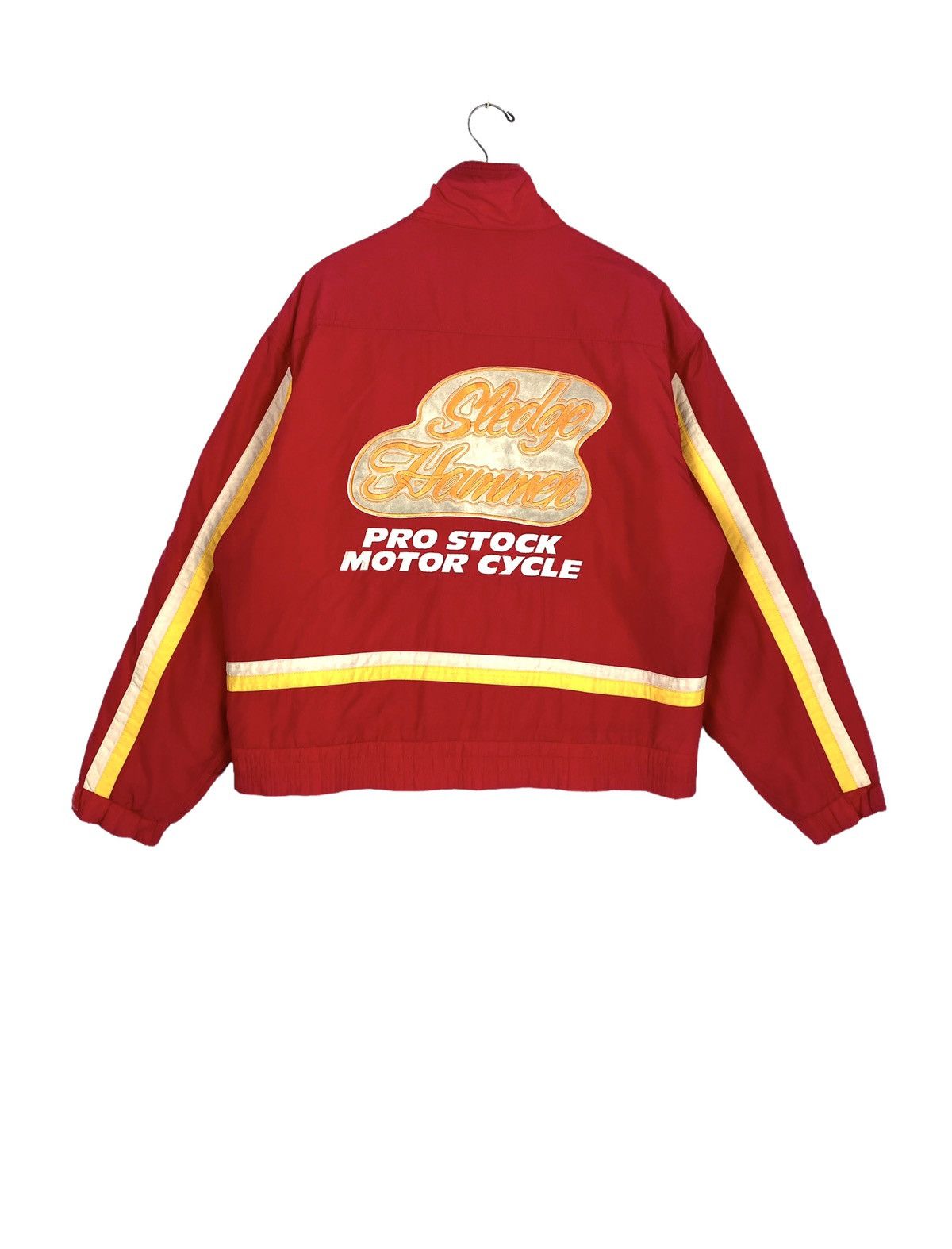 Vintage Rare‼️ Vintage Yellow Corn Motorcycle Jacket Sledge Hammer Size US L / EU 52-54 / 3 - 4 Thumbnail