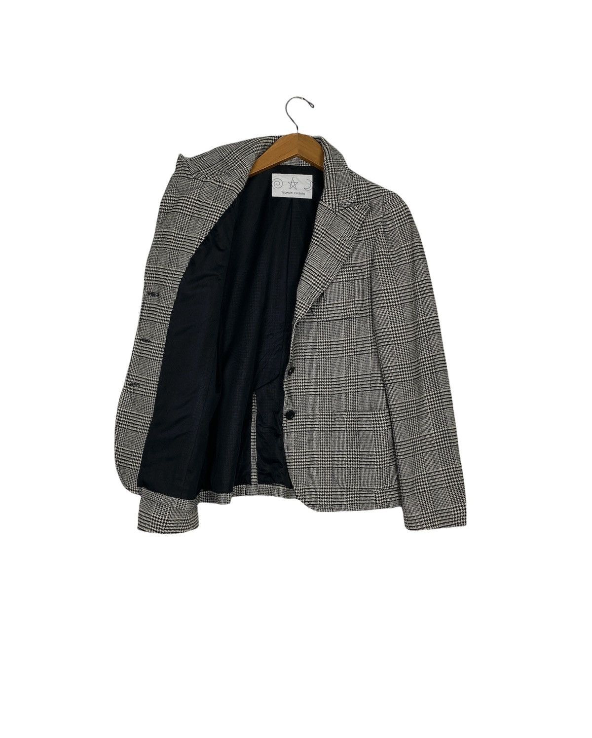 Issey Miyake Rare‼️Tsumori Chisato Issey Miyake Tweed check Jacket Women Size M / US 6-8 / IT 42-44 - 2 Thumbnail