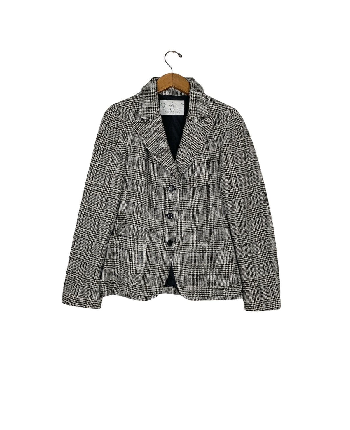 Issey Miyake Rare‼️Tsumori Chisato Issey Miyake Tweed check Jacket Women Size M / US 6-8 / IT 42-44 - 1 Thumbnail