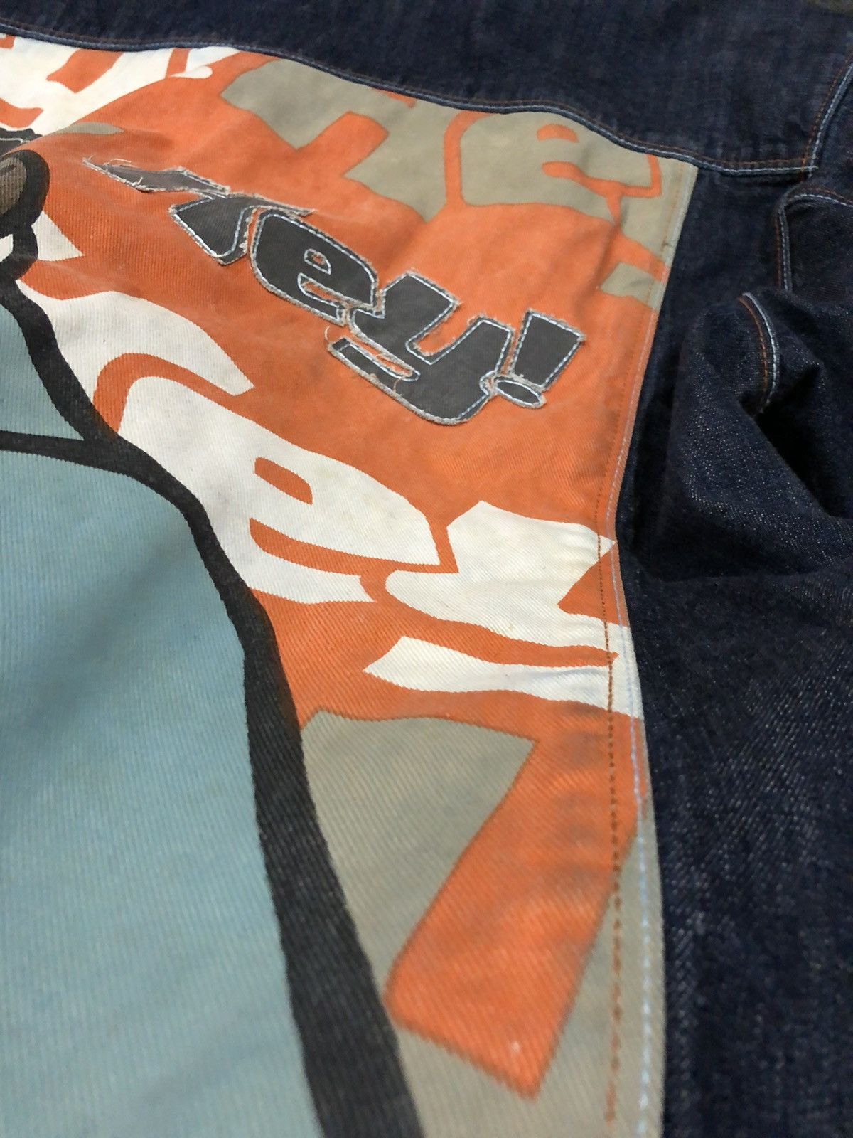 Fubu SS2001 Collection Fubu Platinum Denim Jacket Hip Hop Rap Size US XL / EU 56 / 4 - 9 Thumbnail
