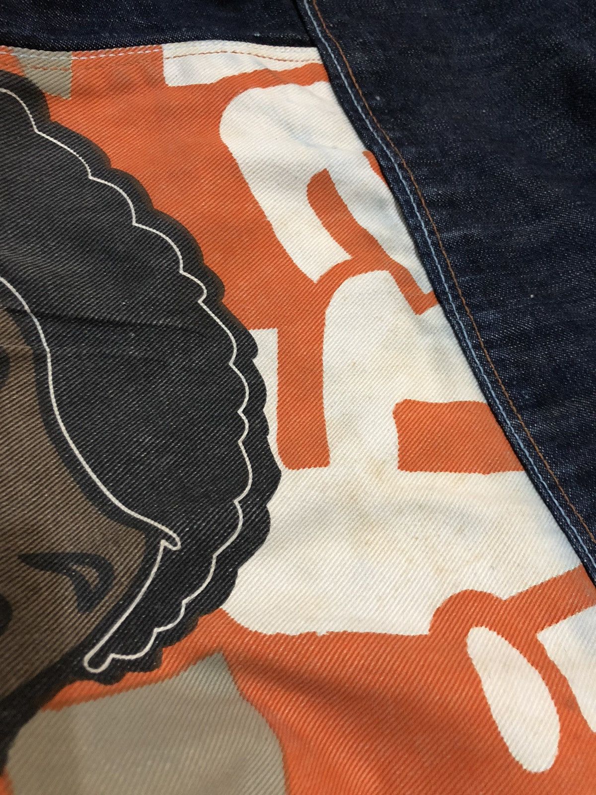 Fubu SS2001 Collection Fubu Platinum Denim Jacket Hip Hop Rap Size US XL / EU 56 / 4 - 7 Thumbnail