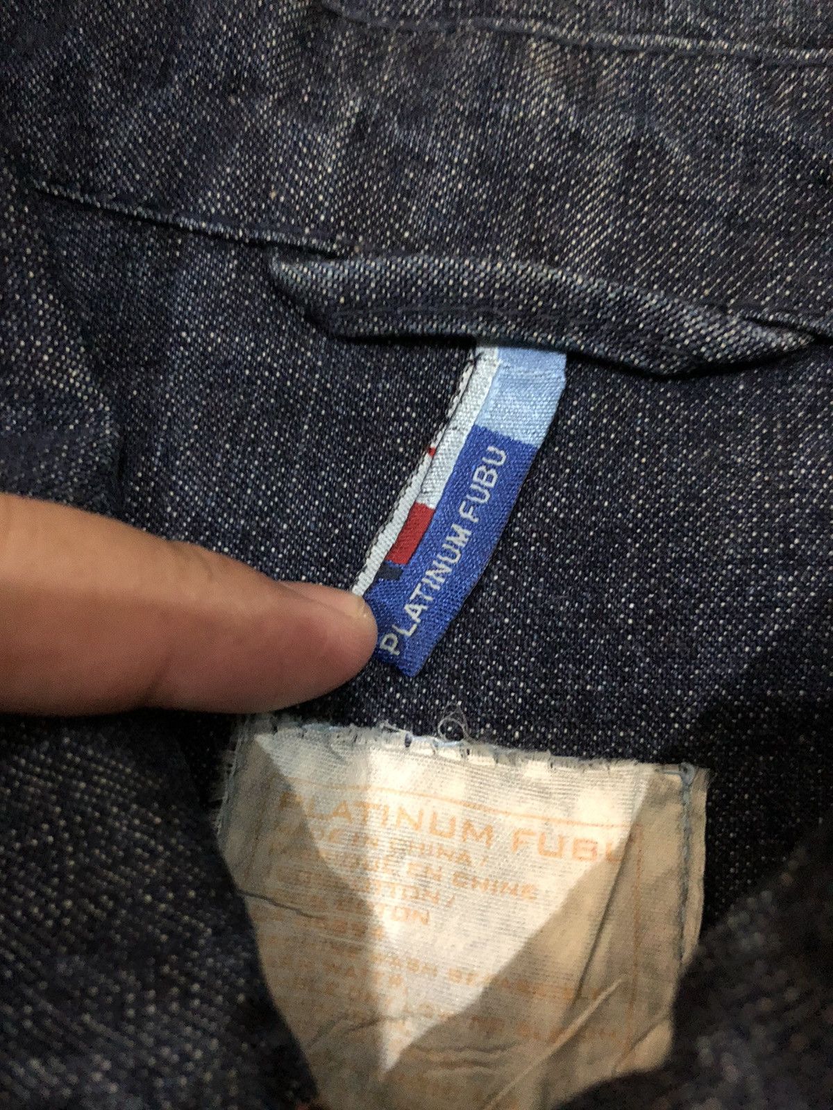 Fubu SS2001 Collection Fubu Platinum Denim Jacket Hip Hop Rap Size US XL / EU 56 / 4 - 14 Thumbnail