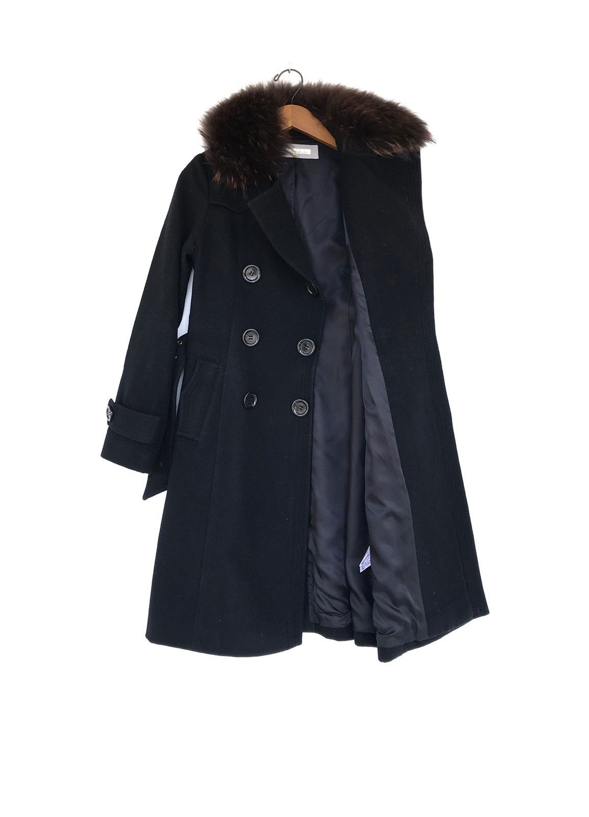 Japanese Brand Rare‼️Brahmin Parka with Fur Hood Made in Japan (For Women) Size M / US 6-8 / IT 42-44 - 2 Thumbnail