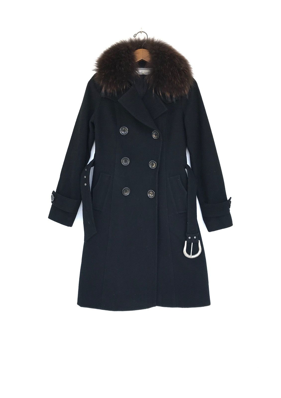 Japanese Brand Rare‼️Brahmin Parka with Fur Hood Made in Japan (For Women) Size M / US 6-8 / IT 42-44 - 1 Thumbnail