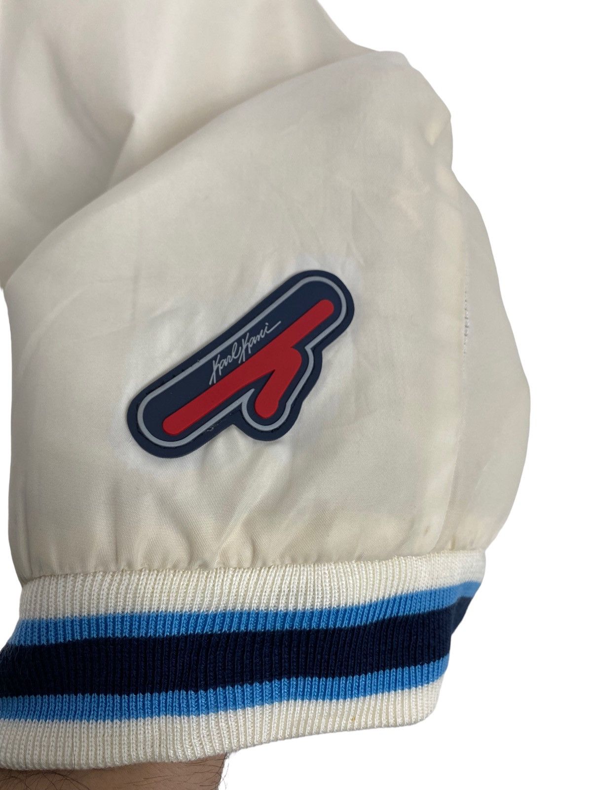 Karl Kani Rare‼️Karl Kani Jeans Varsity Jacket Big Logo Size US M / EU 48-50 / 2 - 8 Thumbnail