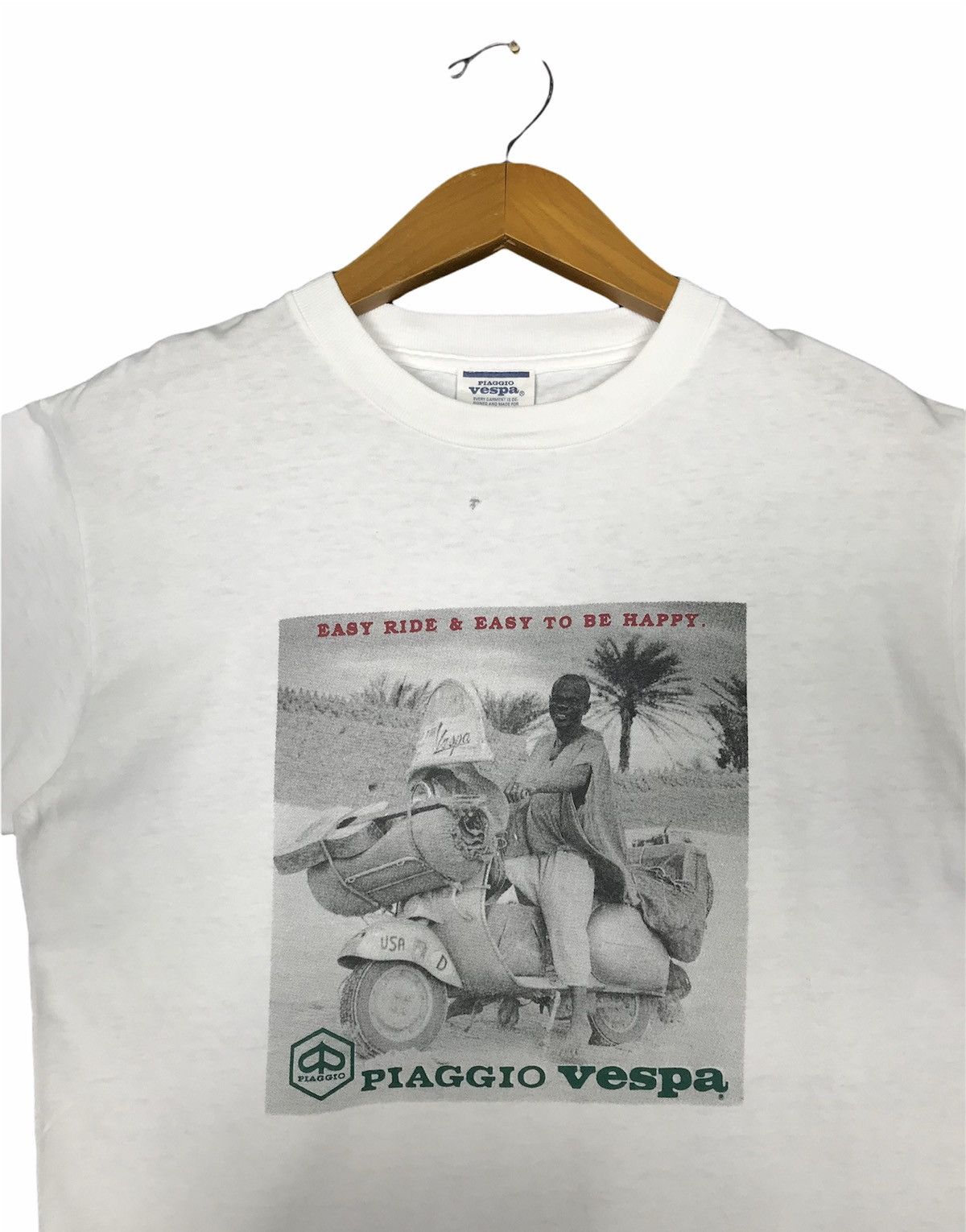 Vintage RARE‼️ Vintage Piaggio Vespa Medium Size Made in Usa Size US M / EU 48-50 / 2 - 2 Thumbnail