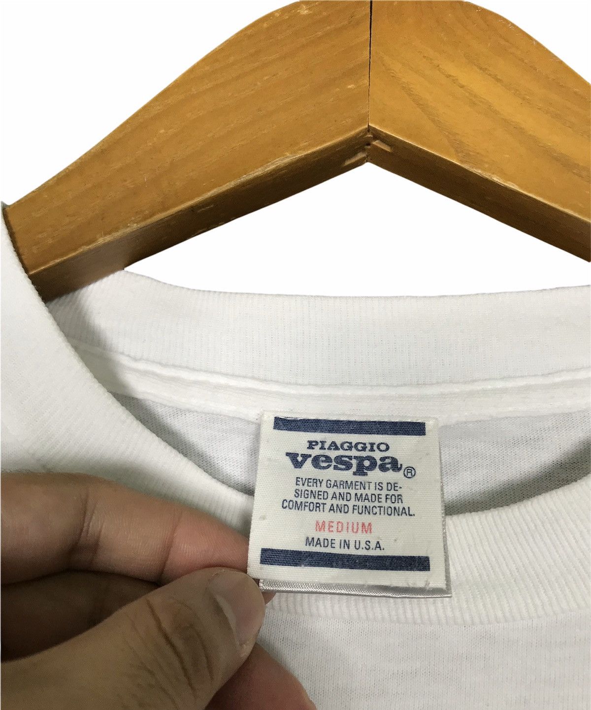 Vintage RARE‼️ Vintage Piaggio Vespa Medium Size Made in Usa Size US M / EU 48-50 / 2 - 3 Thumbnail
