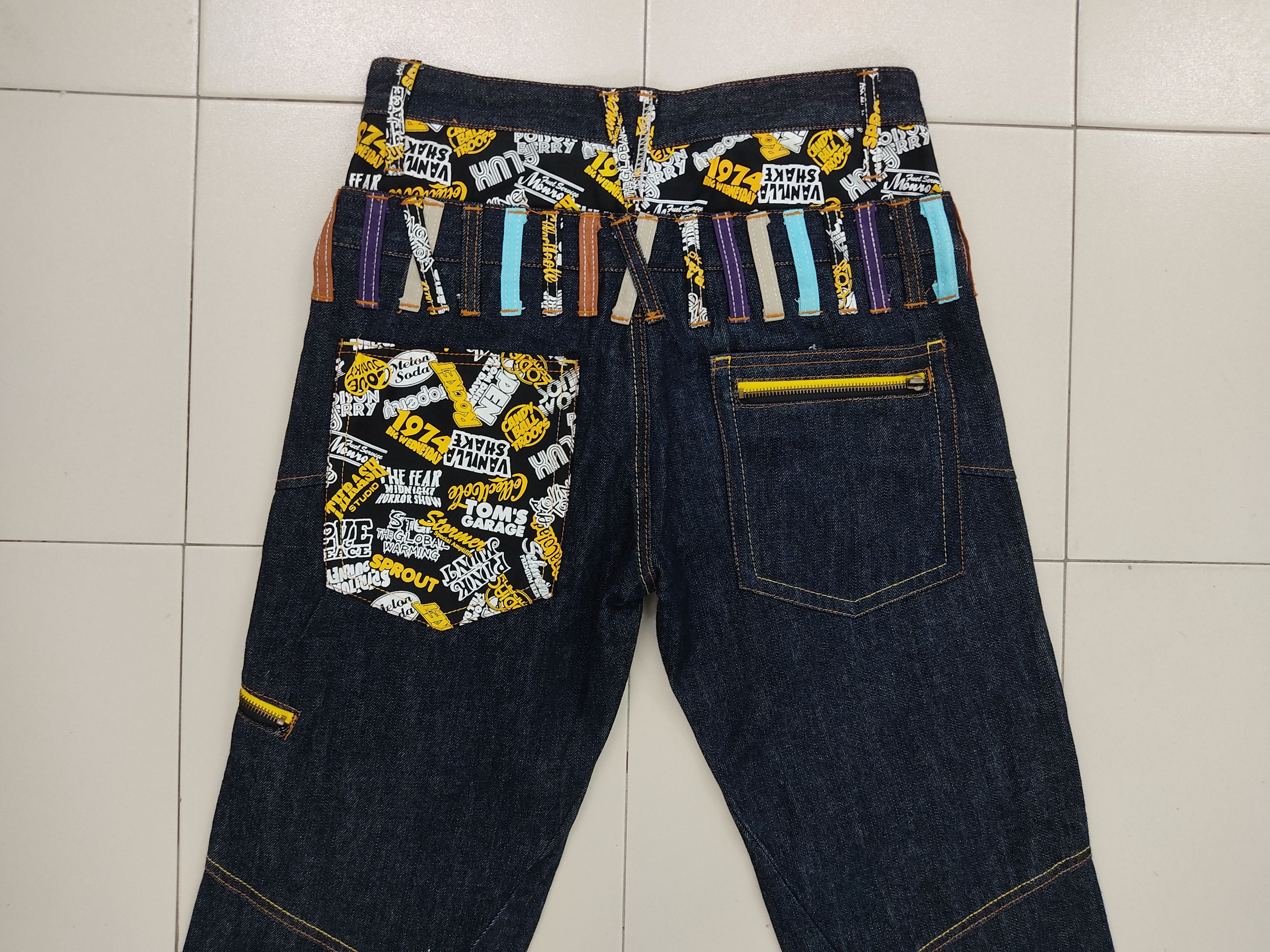 Nylaus Antfui Double Waist Multipocket Jeans