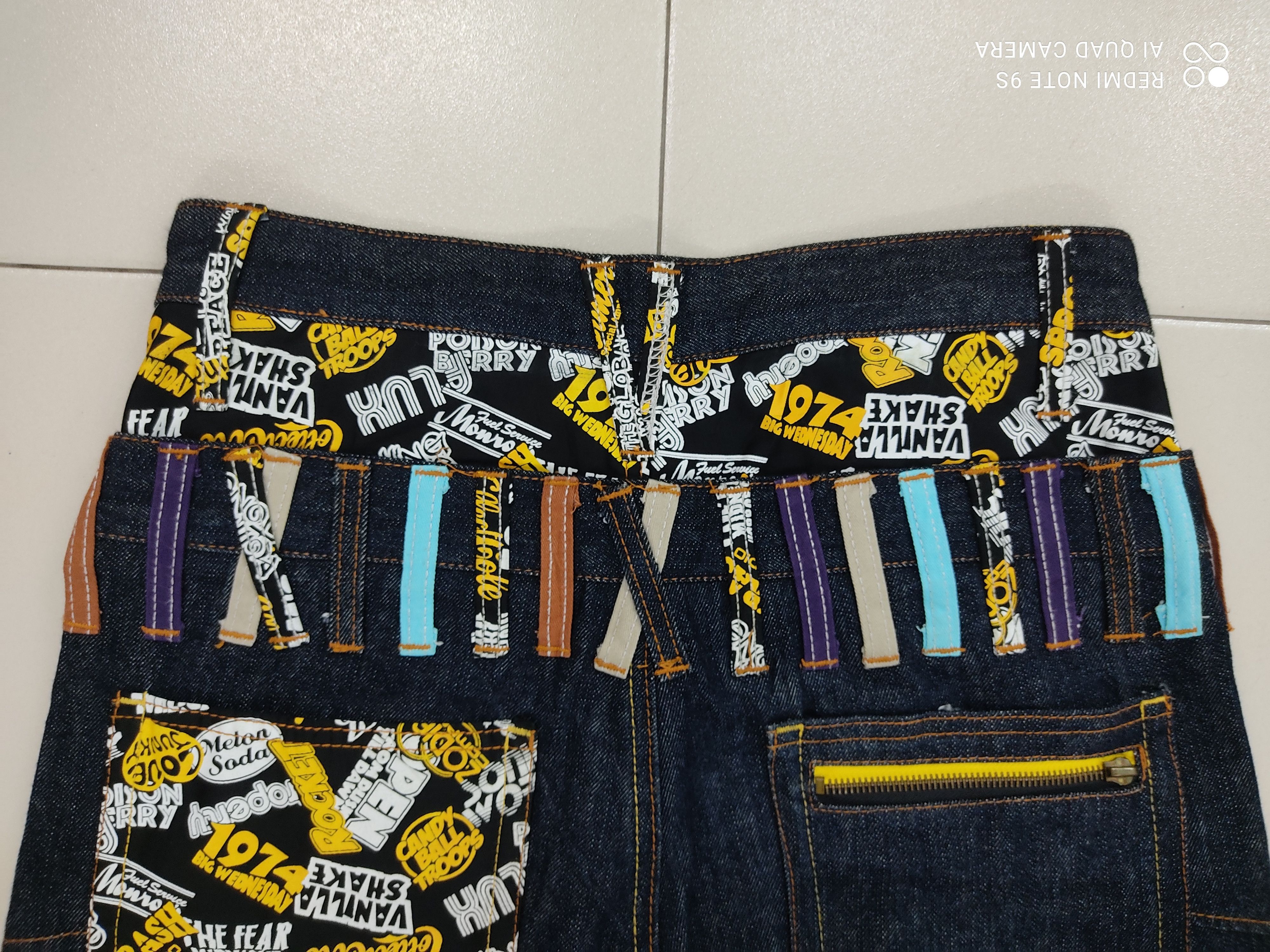 Nylaus Antfui Double Waist Multipocket Jeans