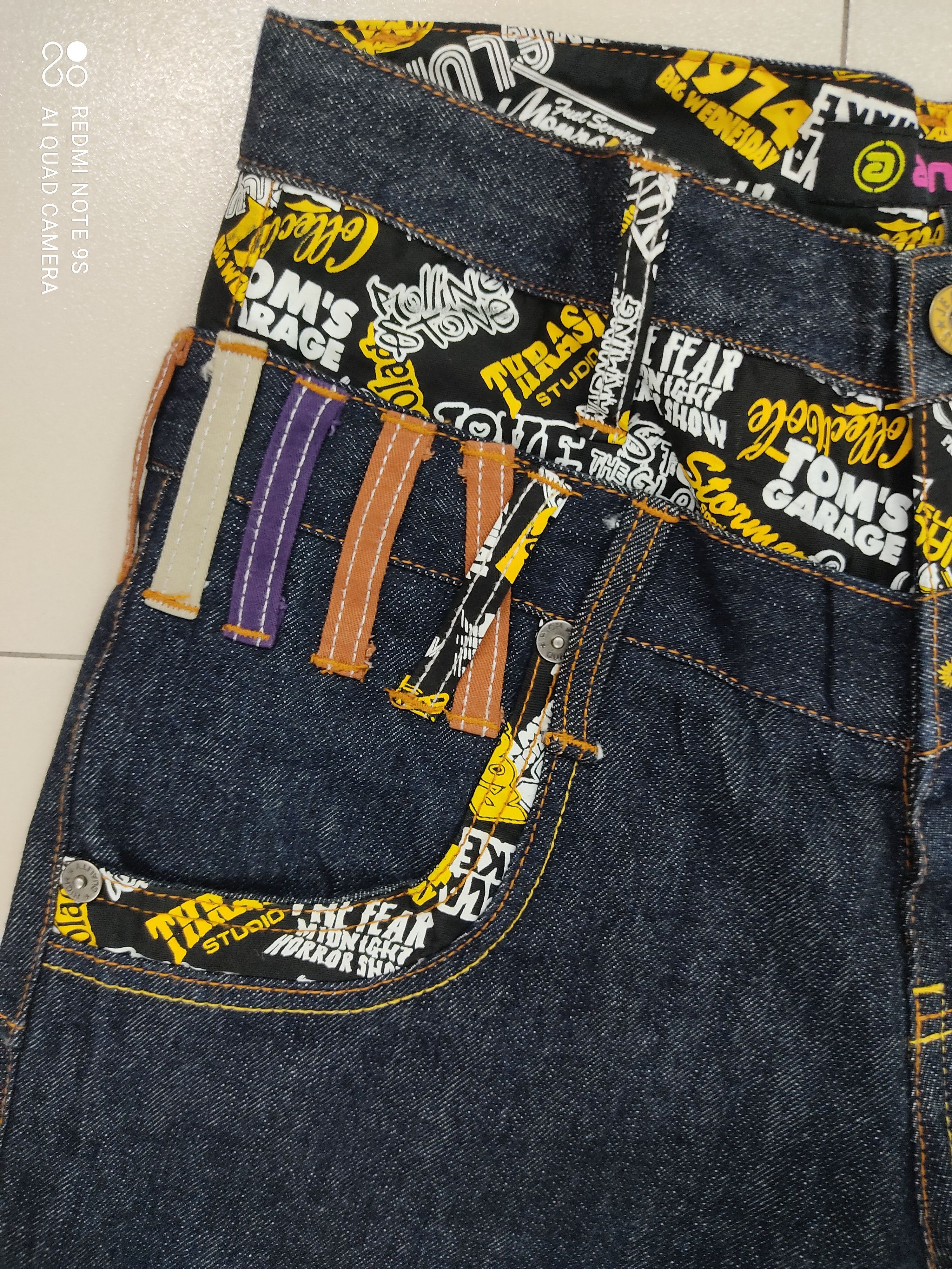 Nylaus Antfui Double Waist Multipocket Jeans