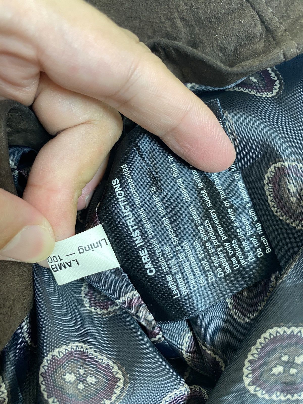 Vintage Rare‼️ Southern Edge Lamb Skin Jacket Made in New Zealand Size US XL / EU 56 / 4 - 6 Thumbnail