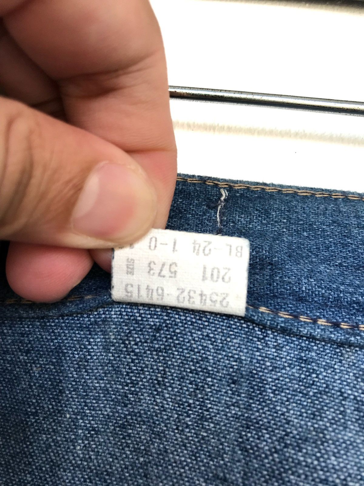 Levi's Rare‼️Vtg 80’s Levi’s Workwear Indigo Colour Scovill Ziper Size US 33 - 11 Thumbnail