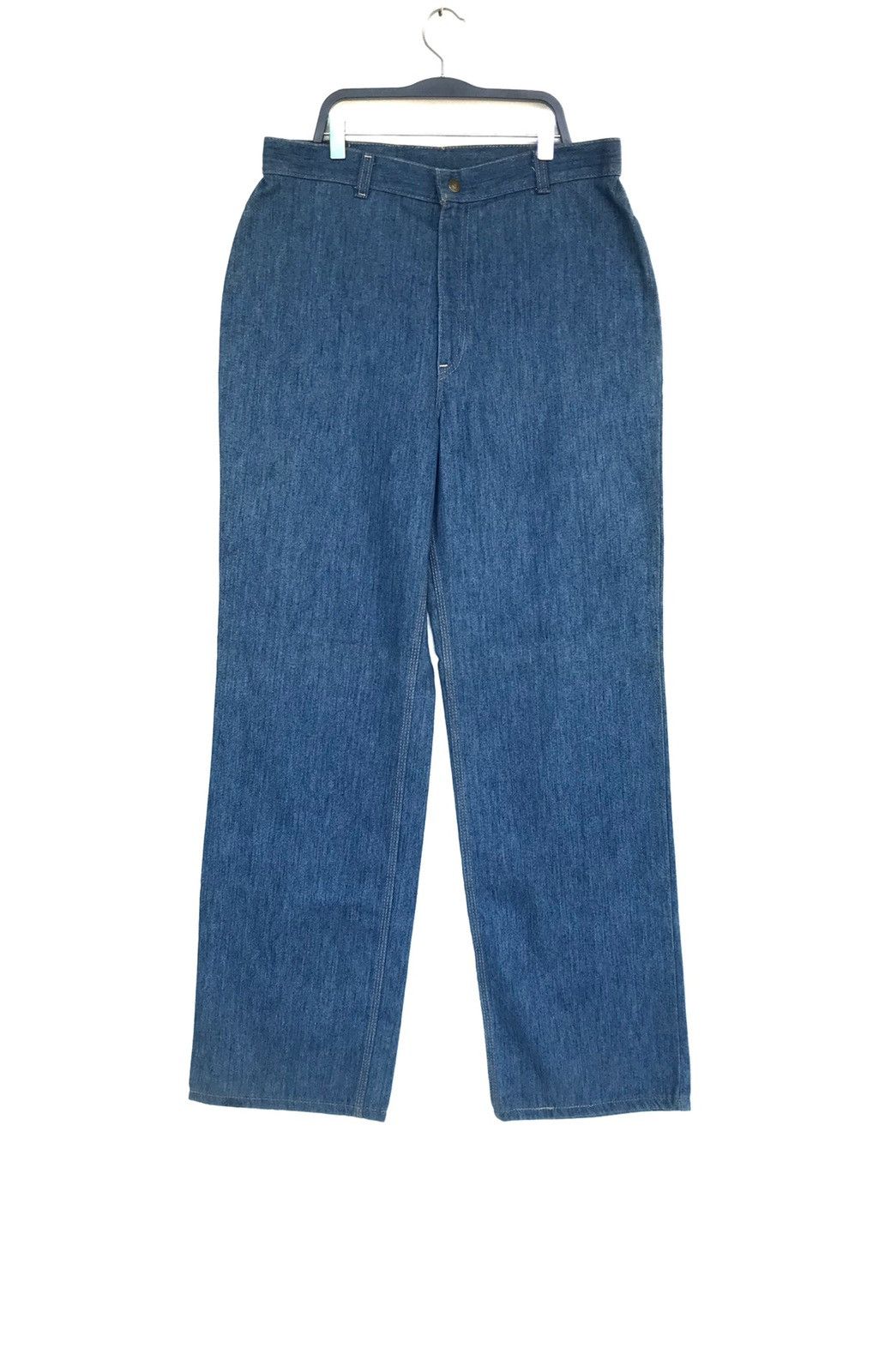 Levi's Rare‼️Vtg 80’s Levi’s Workwear Indigo Colour Scovill Ziper Size US 33 - 1 Thumbnail