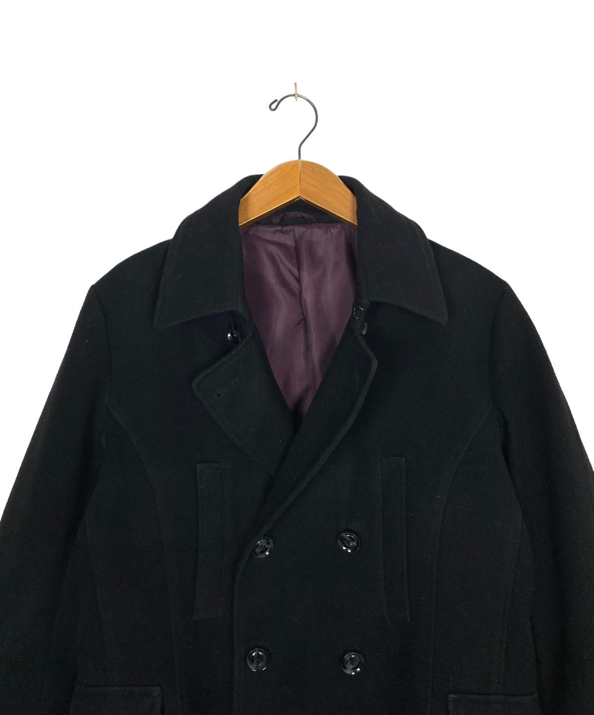 Japanese Brand Rare‼️ Semantic Design Double Breasted Coat Size M / US 6-8 / IT 42-44 - 5 Thumbnail