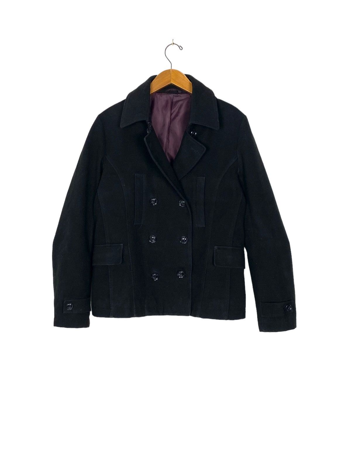 Japanese Brand Rare‼️ Semantic Design Double Breasted Coat Size M / US 6-8 / IT 42-44 - 1 Thumbnail