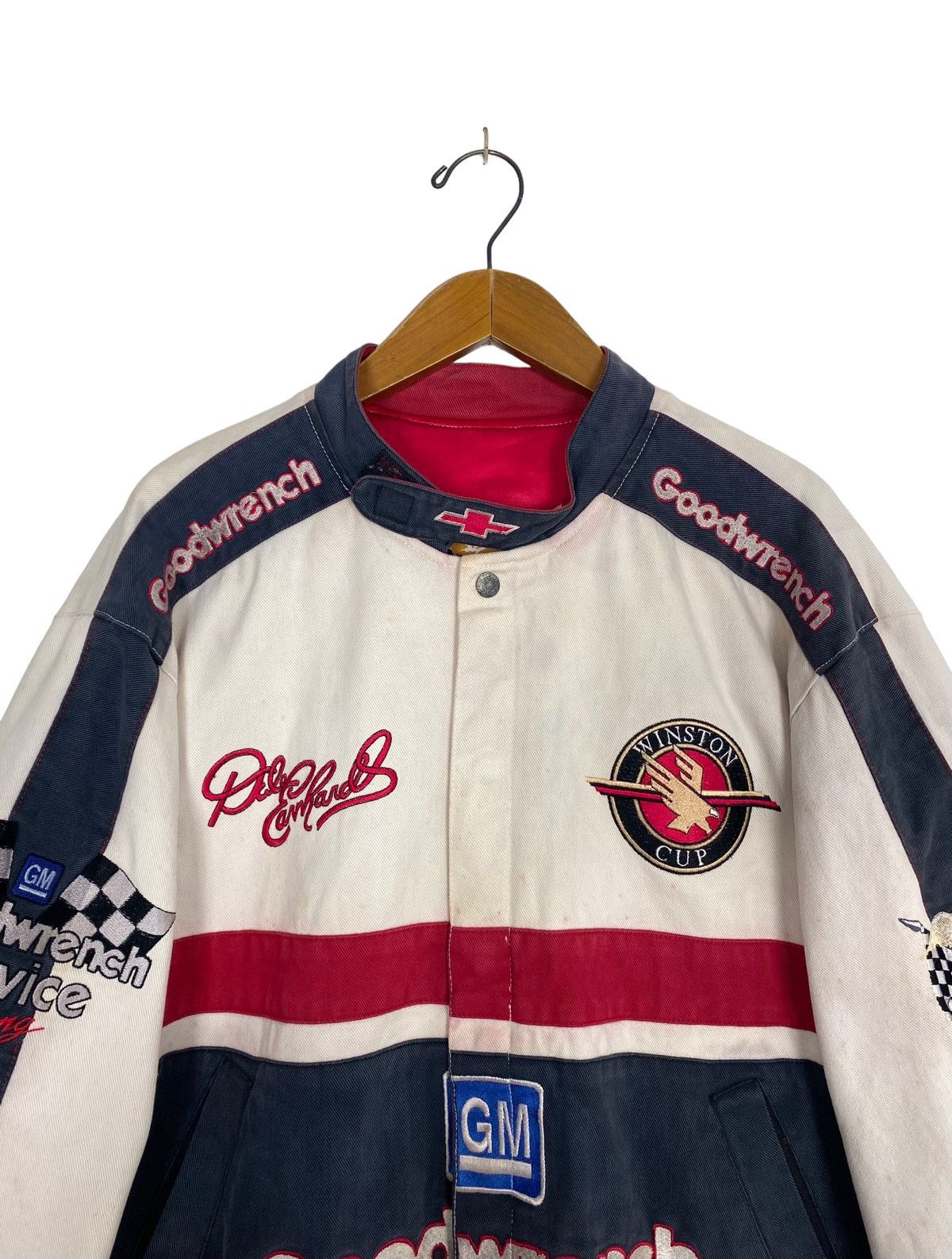 Jeff Hamilton Rare‼️Vtg 90s Dale Earnhardt x Jeff Hamilton Racing Jacket Size US L / EU 52-54 / 3 - 5 Thumbnail