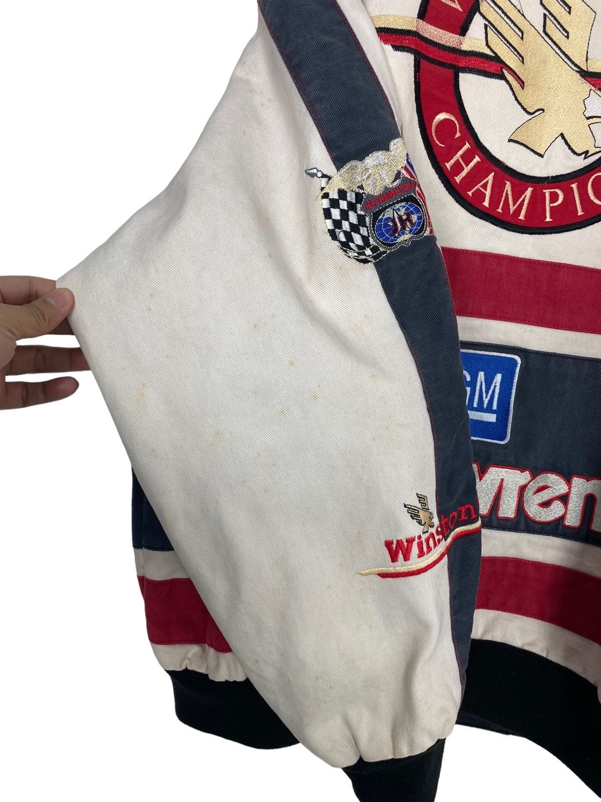 Jeff Hamilton Rare‼️Vtg 90s Dale Earnhardt x Jeff Hamilton Racing Jacket Size US L / EU 52-54 / 3 - 13 Thumbnail