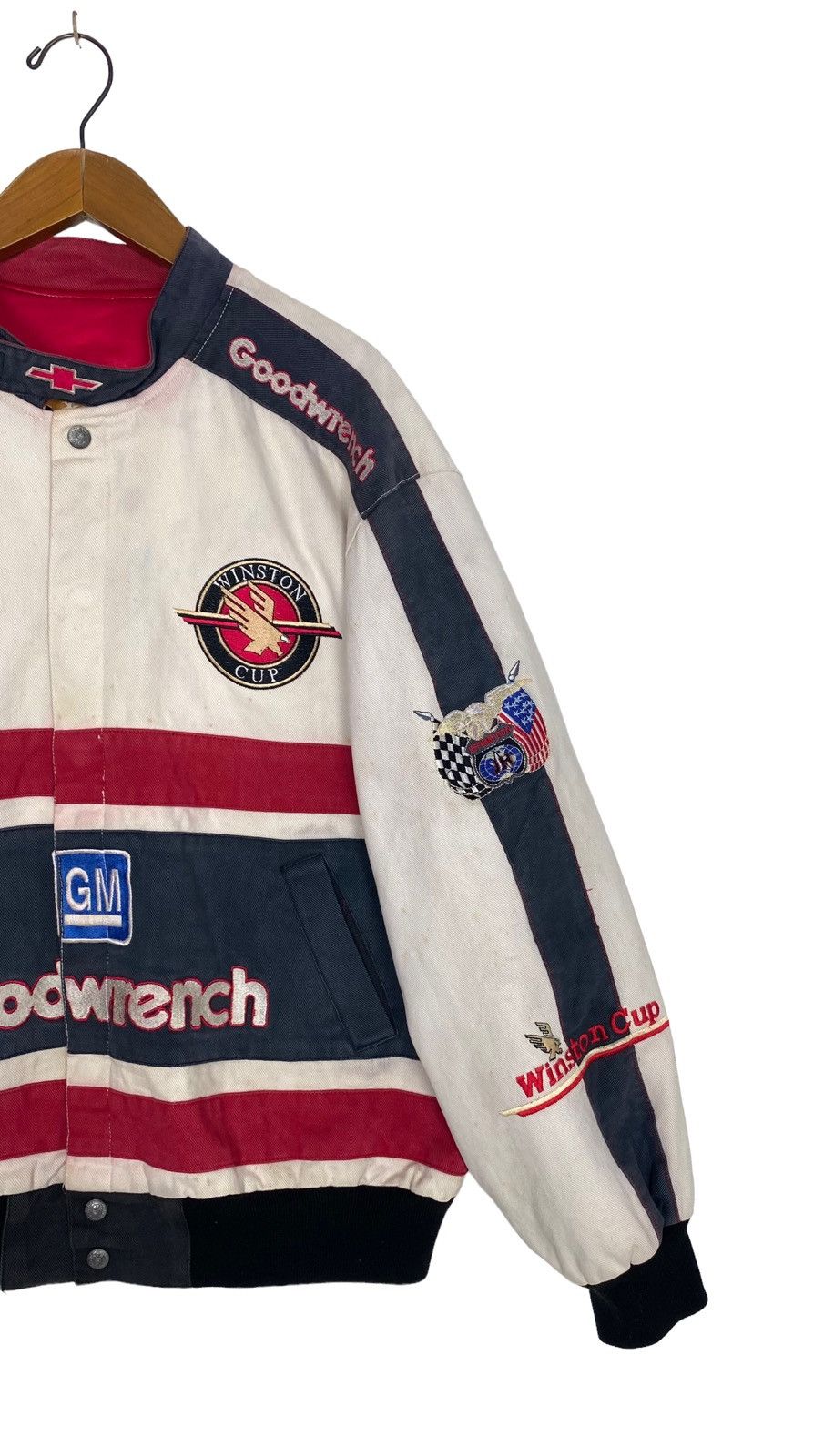 Jeff Hamilton Rare‼️Vtg 90s Dale Earnhardt x Jeff Hamilton Racing Jacket Size US L / EU 52-54 / 3 - 4 Thumbnail