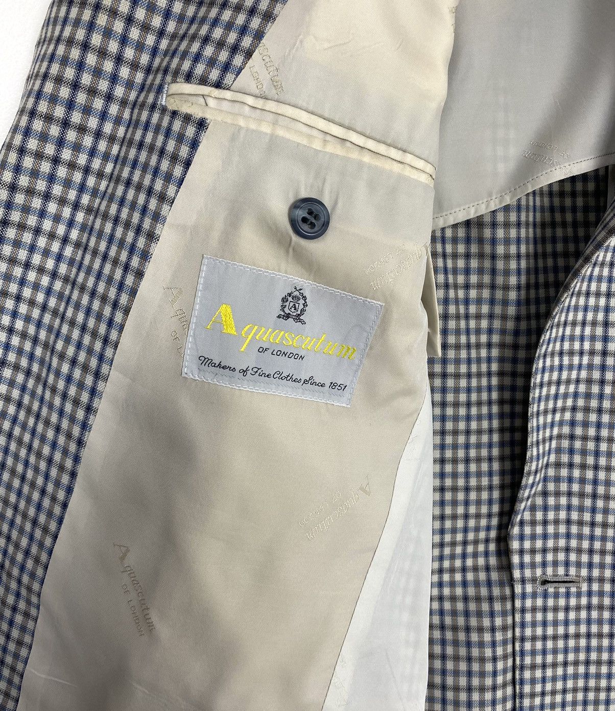 Aquascutum Rare‼️ Vintage Aquascutum Single Breasted Sport Blazer Japan Size 40S - 10 Thumbnail