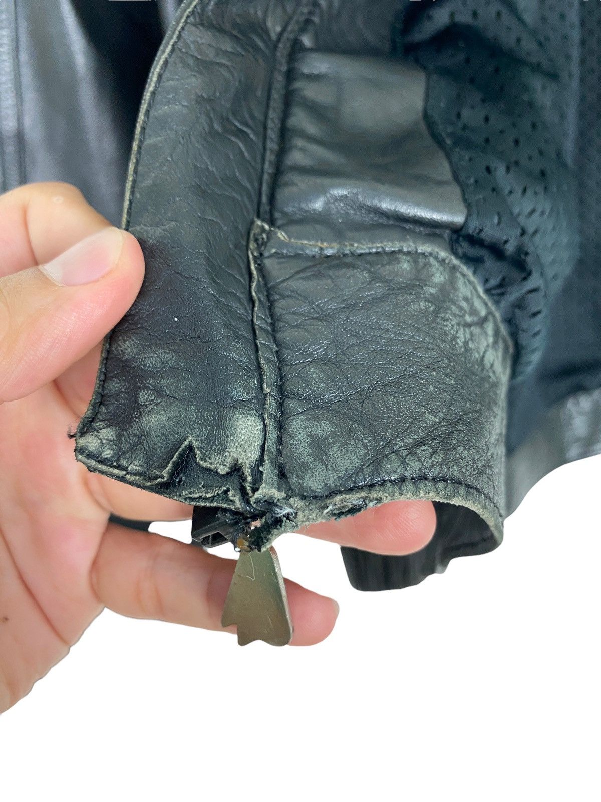 Hein Gericke Rare‼️Hein Gericke Black Leather THRASHED Bomber Biker Size US S / EU 44-46 / 1 - 10 Thumbnail
