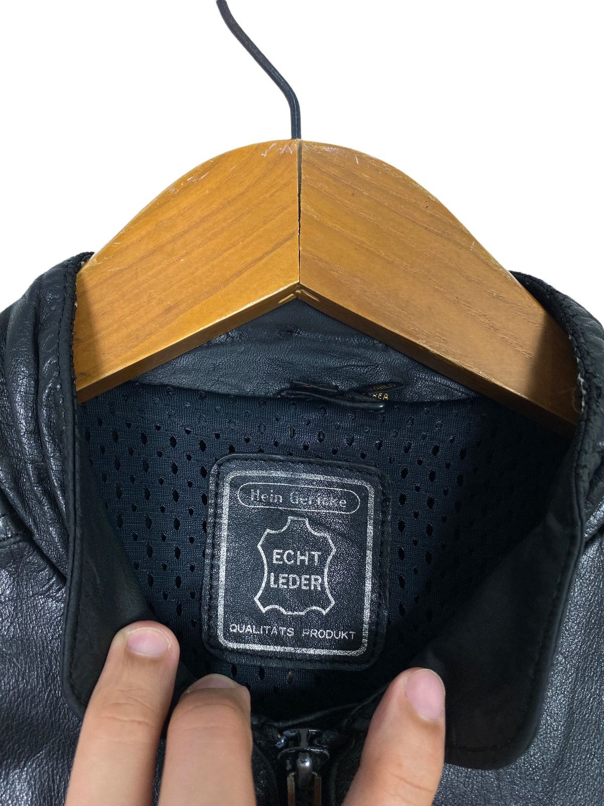 Hein Gericke Rare‼️Hein Gericke Black Leather THRASHED Bomber Biker Size US S / EU 44-46 / 1 - 5 Thumbnail