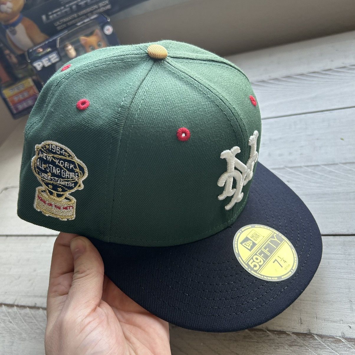 New Era 7 1/4 ALL THE RiGHT POLO RALPH LAUREN NY METS METALLiC GOLD Size ONE SIZE - 4 Thumbnail