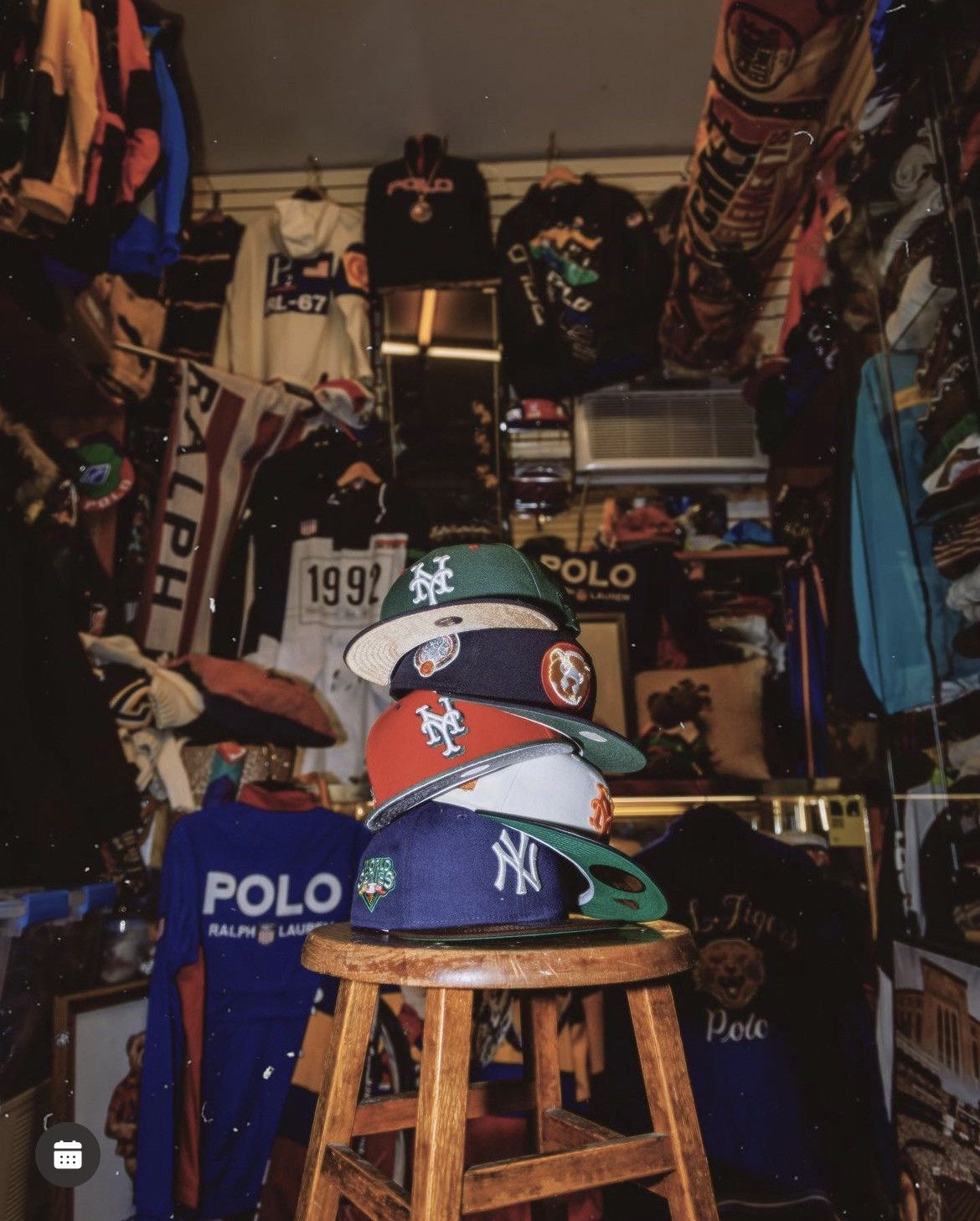 New Era 7 1/4 ALL THE RiGHT POLO RALPH LAUREN NY METS METALLiC GOLD Size ONE SIZE - 11 Thumbnail