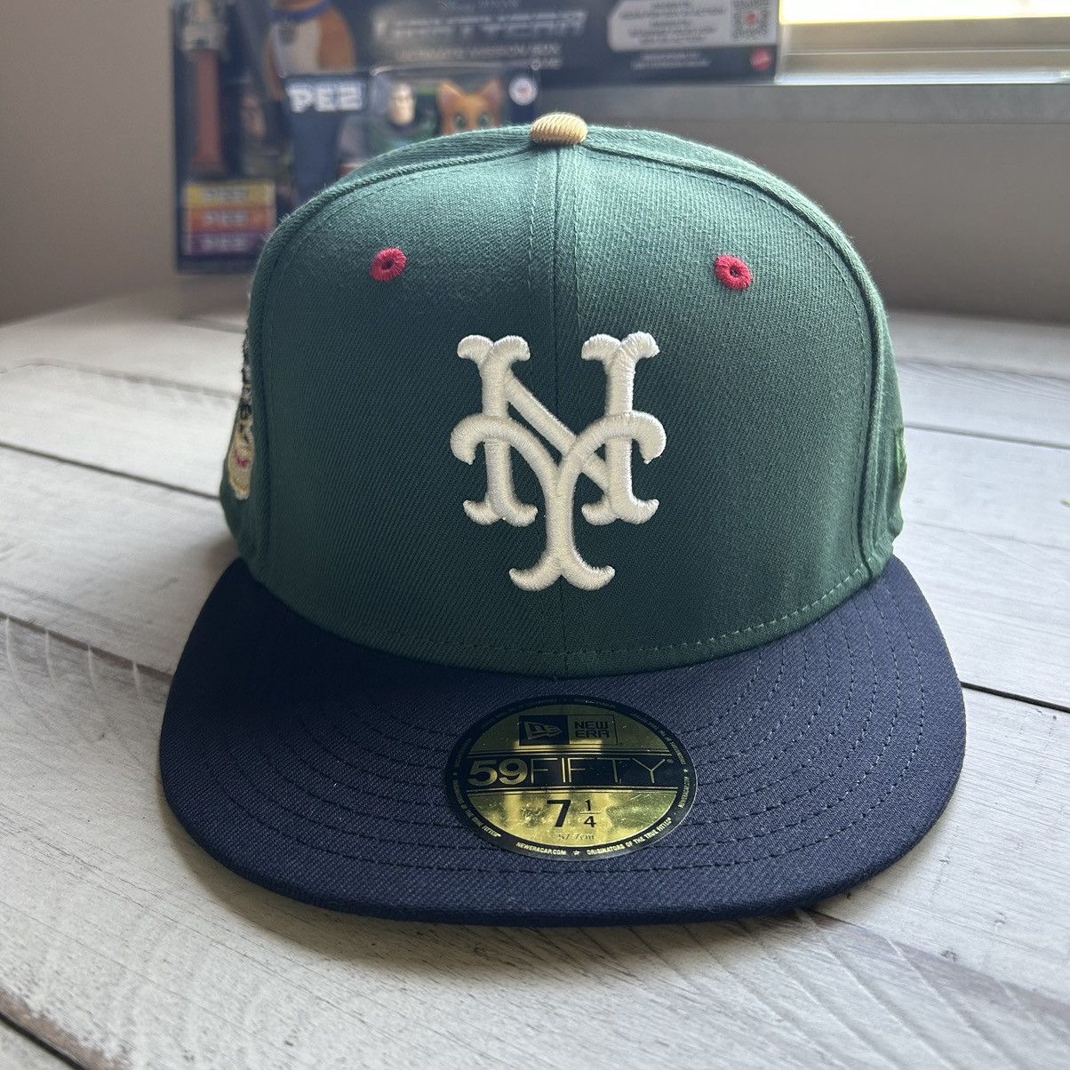 New Era 7 1/4 ALL THE RiGHT POLO RALPH LAUREN NY METS METALLiC GOLD Size ONE SIZE - 3 Thumbnail